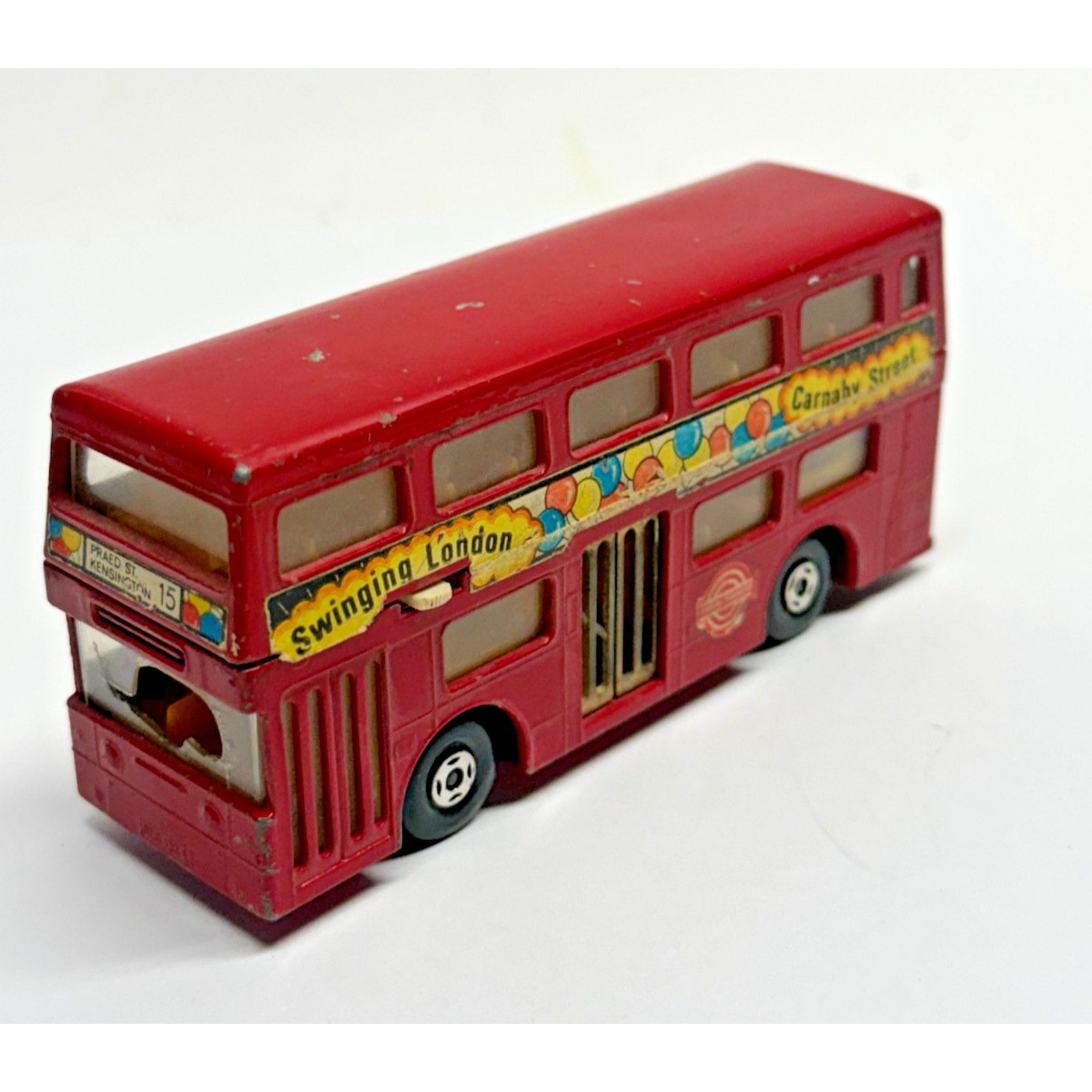 Vintage Matchbox Super Kings Londoner K-15 Swinging London Carnaby St Double Dec