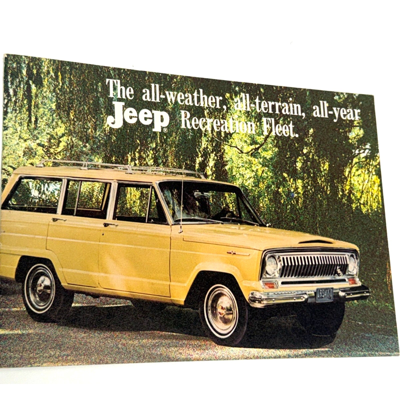 Vtg Original 1967 1968 Jeep Recreation Fleet Sales Brochure 67 68 Wagoneer