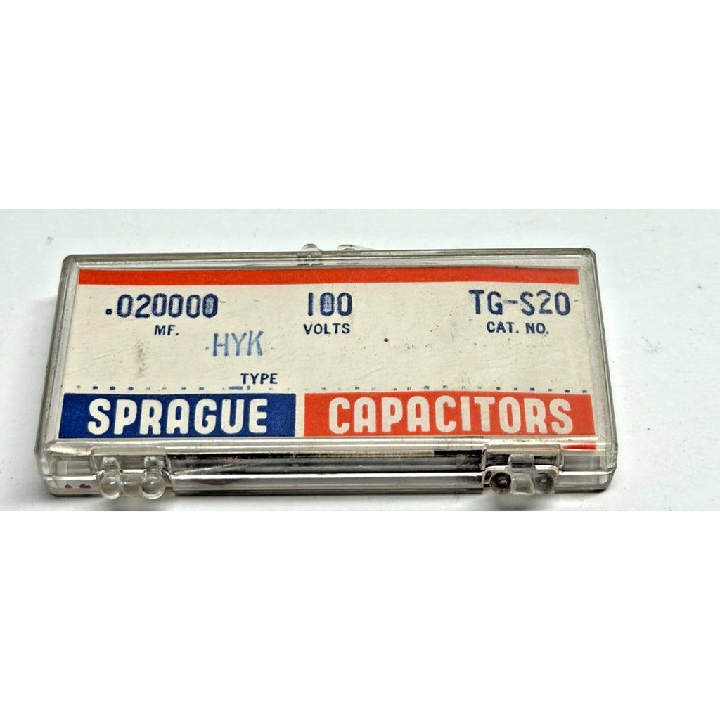 Vintage Sprague HYK Ceramic Disc Capacitors .02uF 100V NOS TG-S20