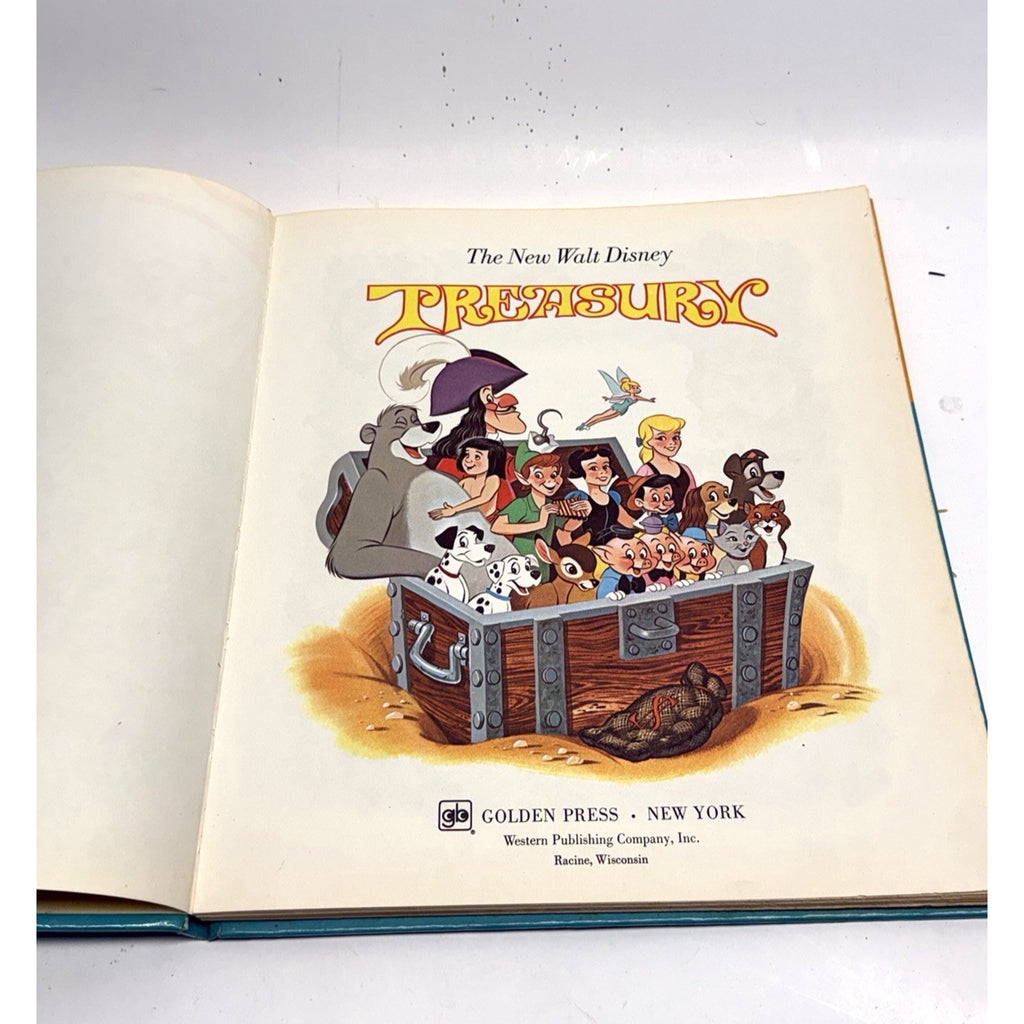 Vintage 1971 The Walt Disney Treasury Illustrated Book 10 Classic Stories
