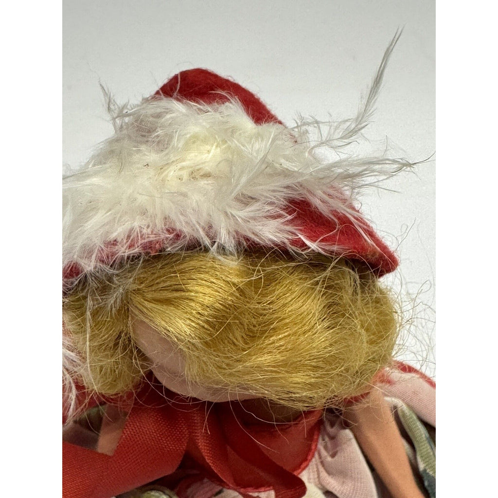 Vintage Nancy Ann Storybook Doll 198 December Bisque Doll 6.5"