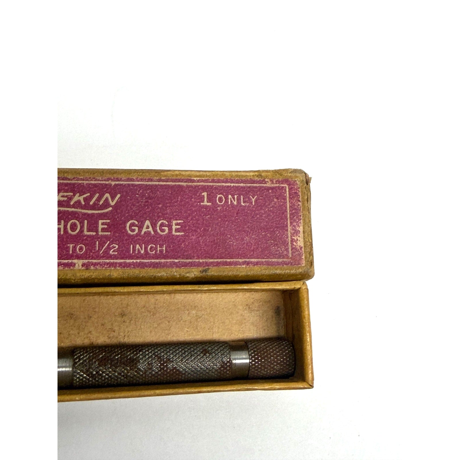Vintage LUFKIN No. 78D Small Hole Gage 3/8" to 1/2" Range Machinist Tool