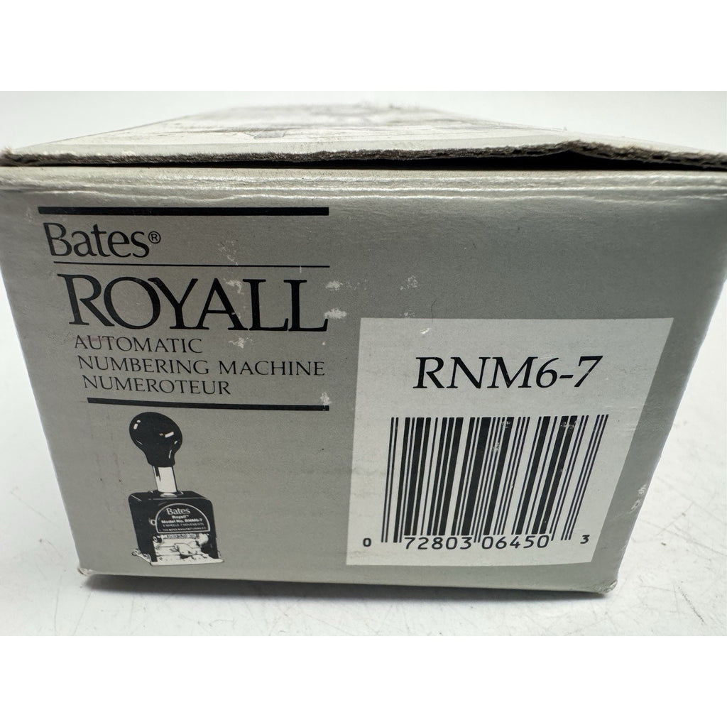 VINTAGE NOS Royall Economy Numbering Machine, Model RNM6-7