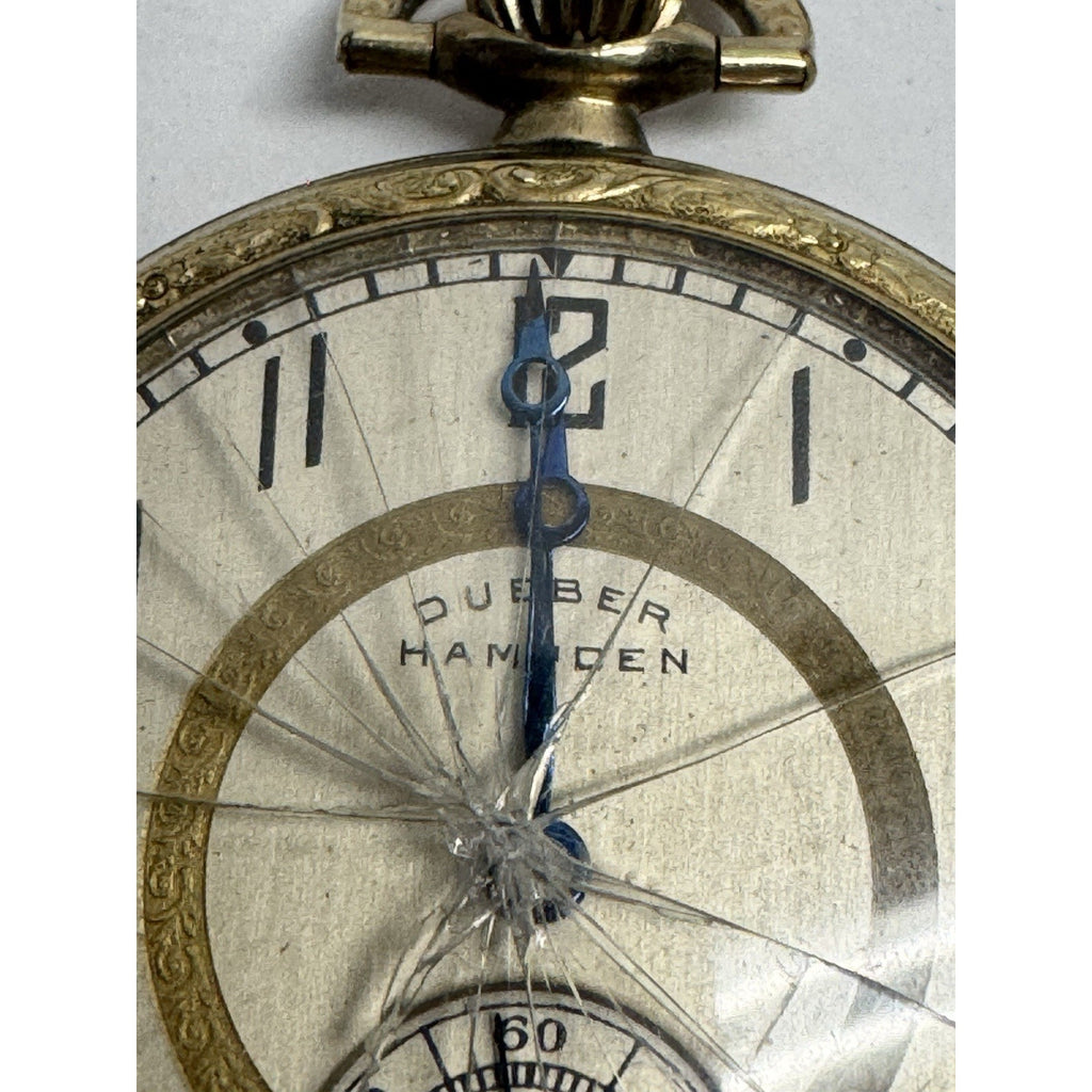 VINTAGE HAMPDEN Pocket Watch Serial Number 3728890 Grade No. 306