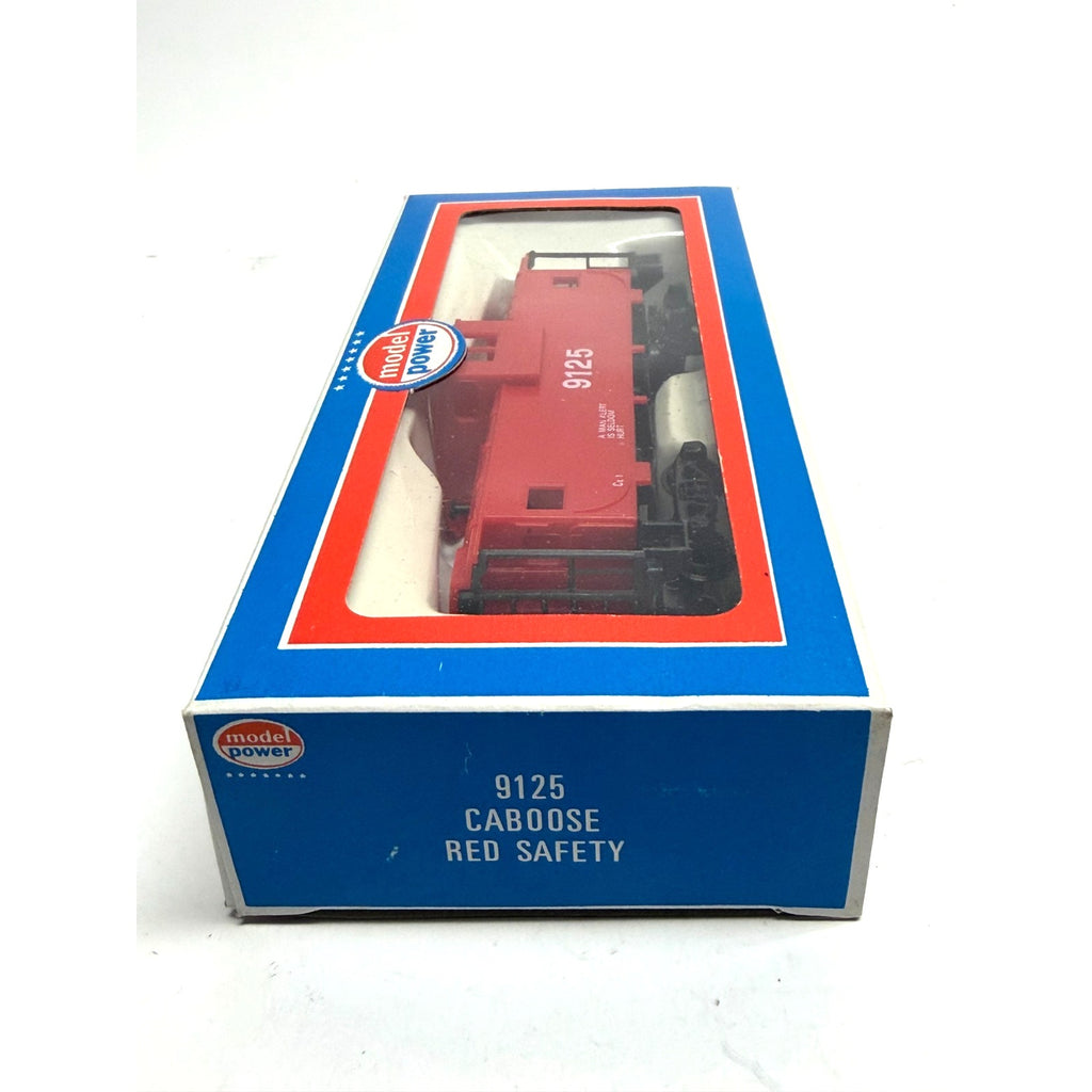 Vintage NEW Model Power HO - Red Safety Caboose 9125 - BOXA