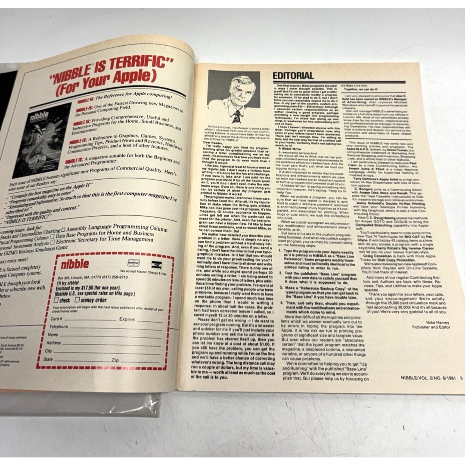 VINTAGE NIBBLE Apple M.A.P.S. System Vol. 02/ No. 06