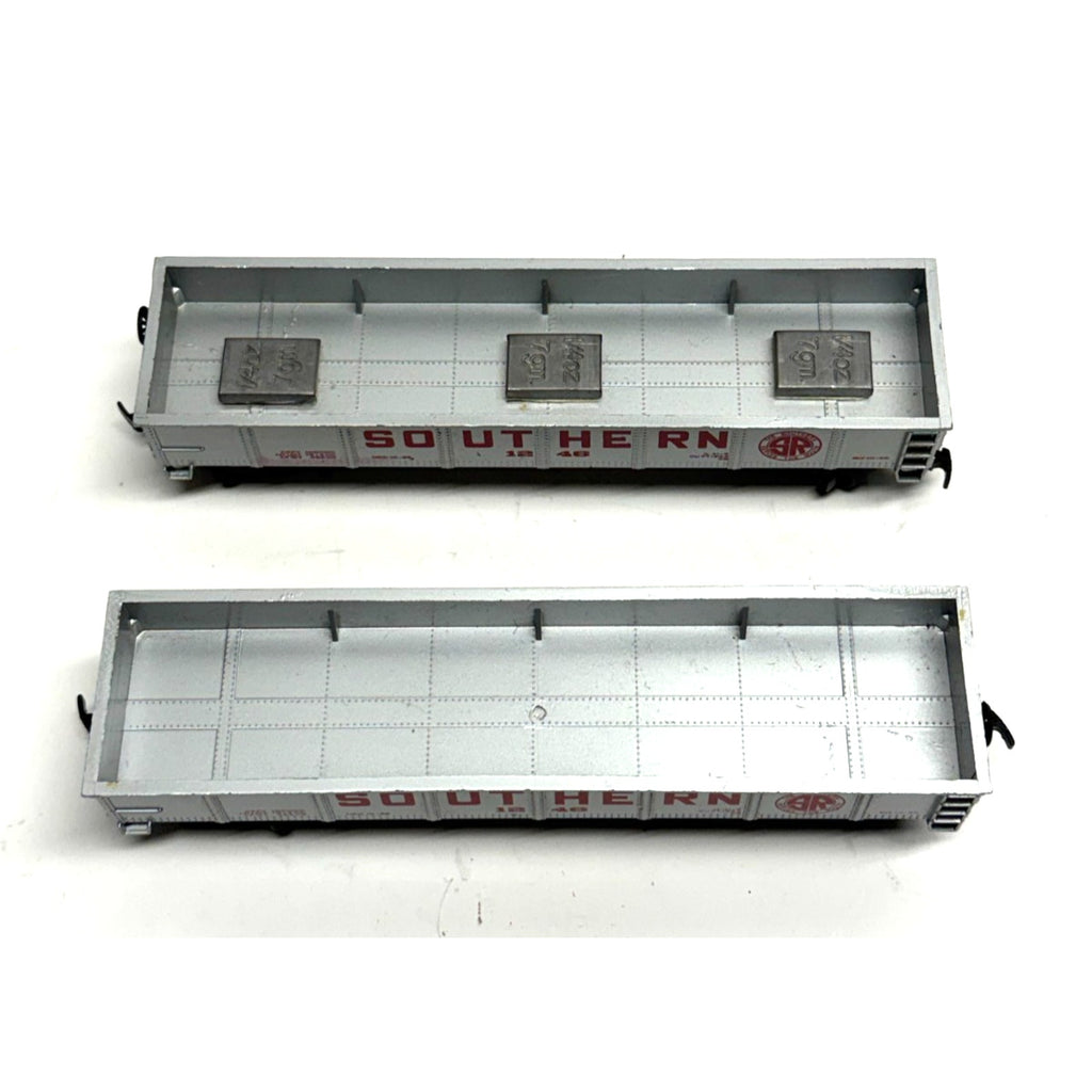 Vintage Lot of 2 Bachmann HO 40' Gondola Southern #1246