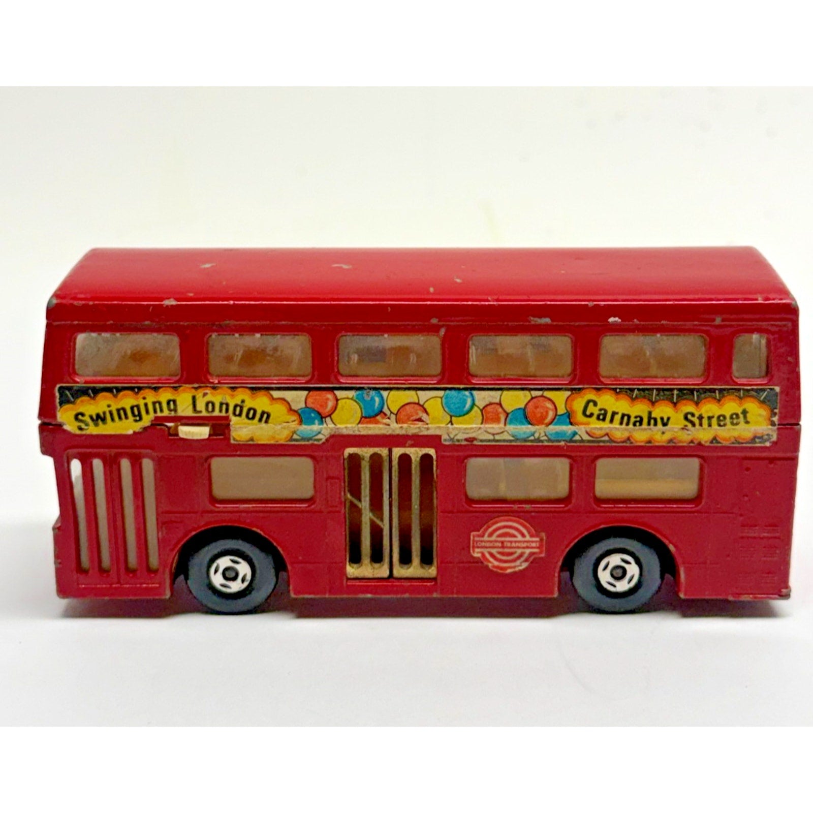 Vintage Matchbox Super Kings Londoner K-15 Swinging London Carnaby St Double Dec