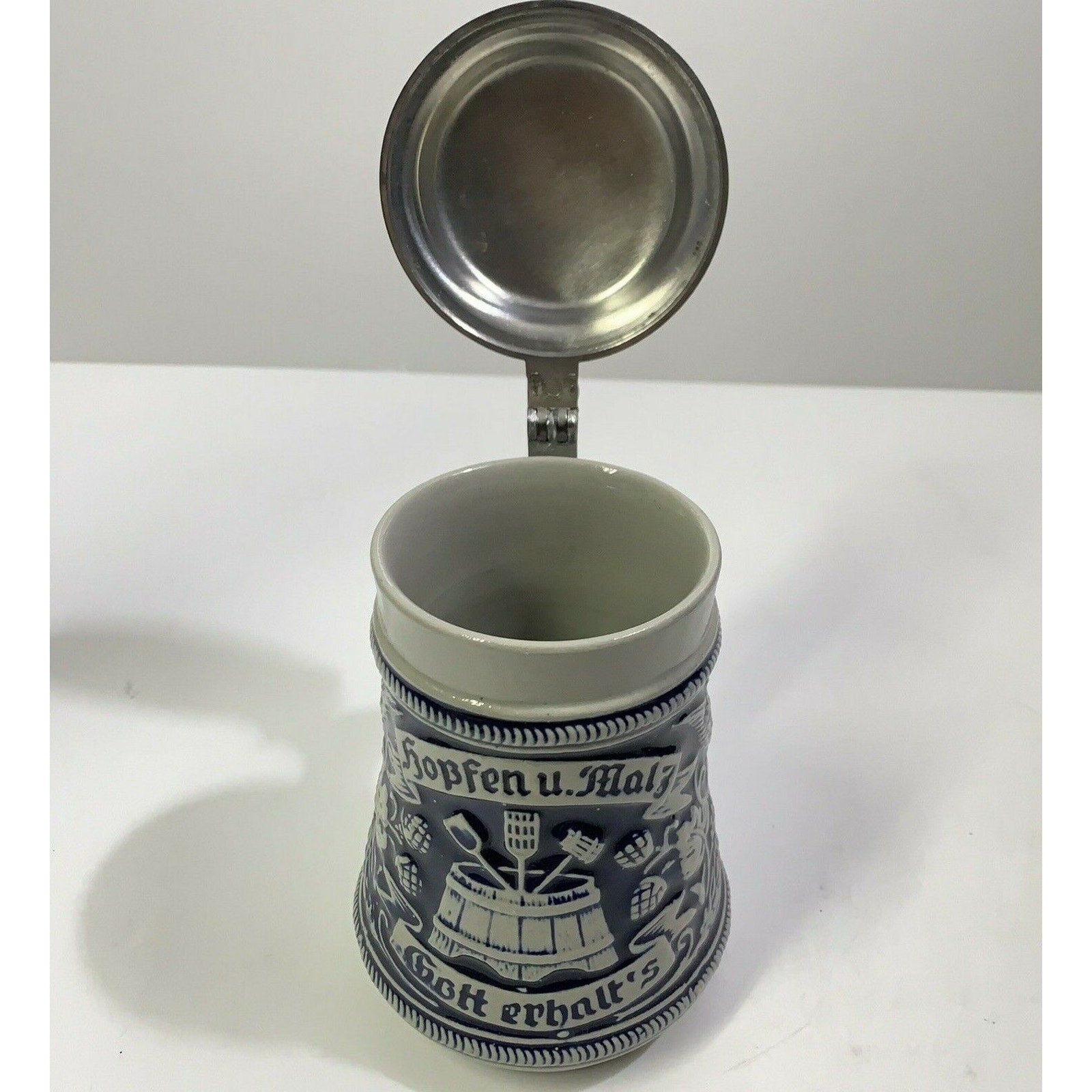 VINTAGE Germany Lidded Beer Steins Westerwald 1970's "RARE"