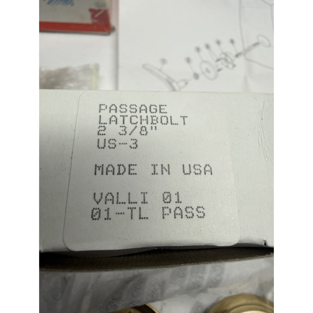 VINTAGE NOS Ecostile H45-PGE Designer Interior Door Levers Made in USA