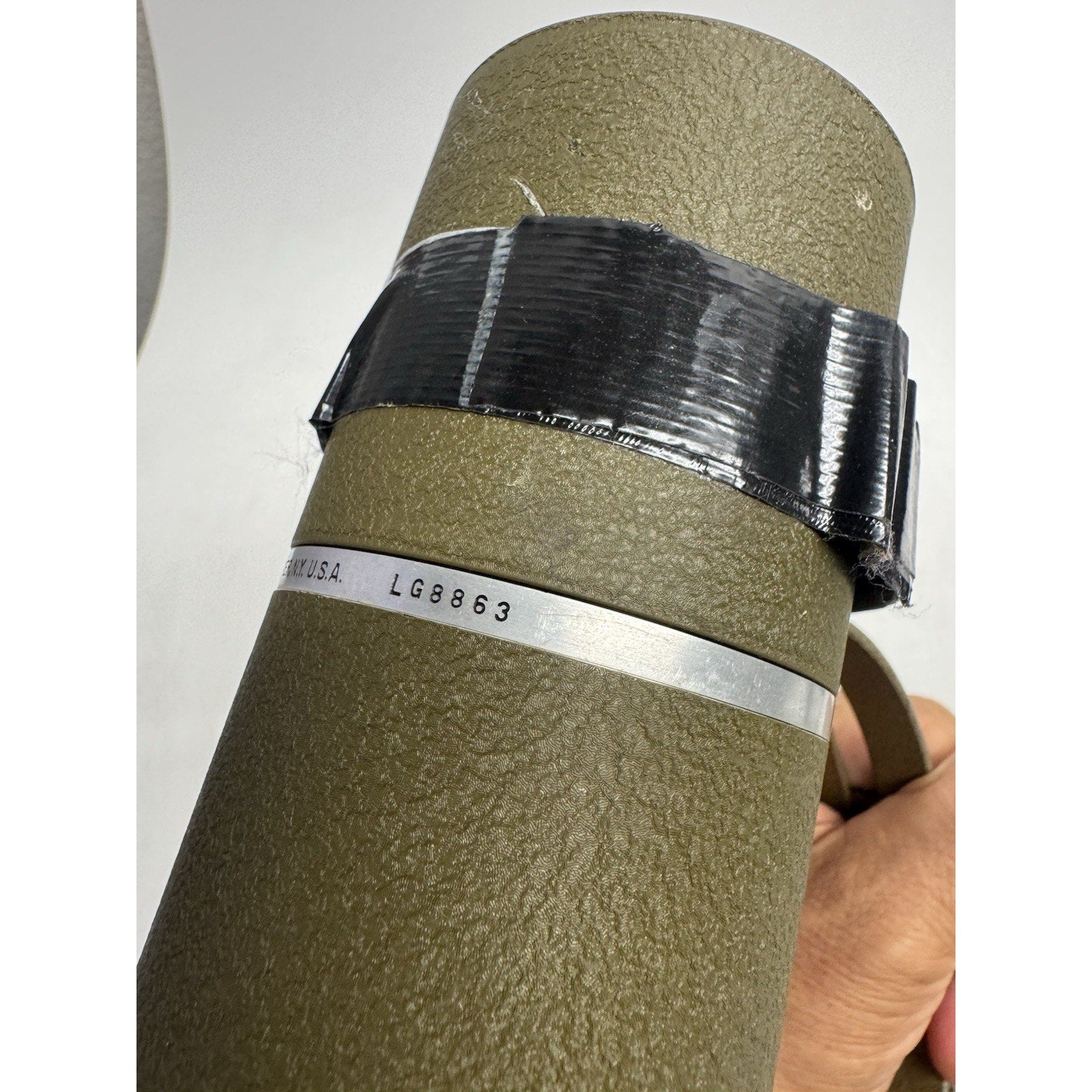 VINTAGE RARE Bausch & Lomb Military WW II Spotting Scope Green 1942