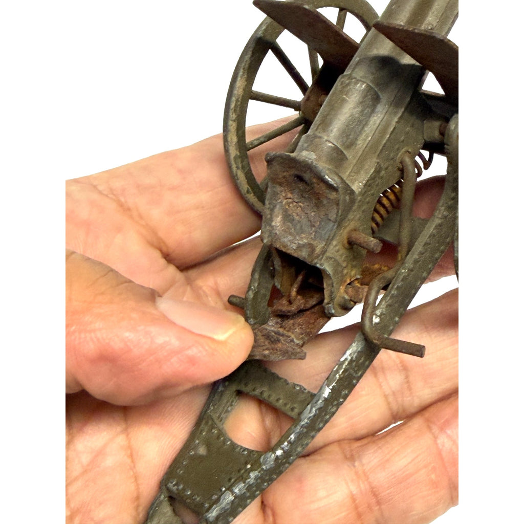 Vintage Britains Ltd 1201 Royal Artillery Gun Diecast Toy Cannon Metal Soldier