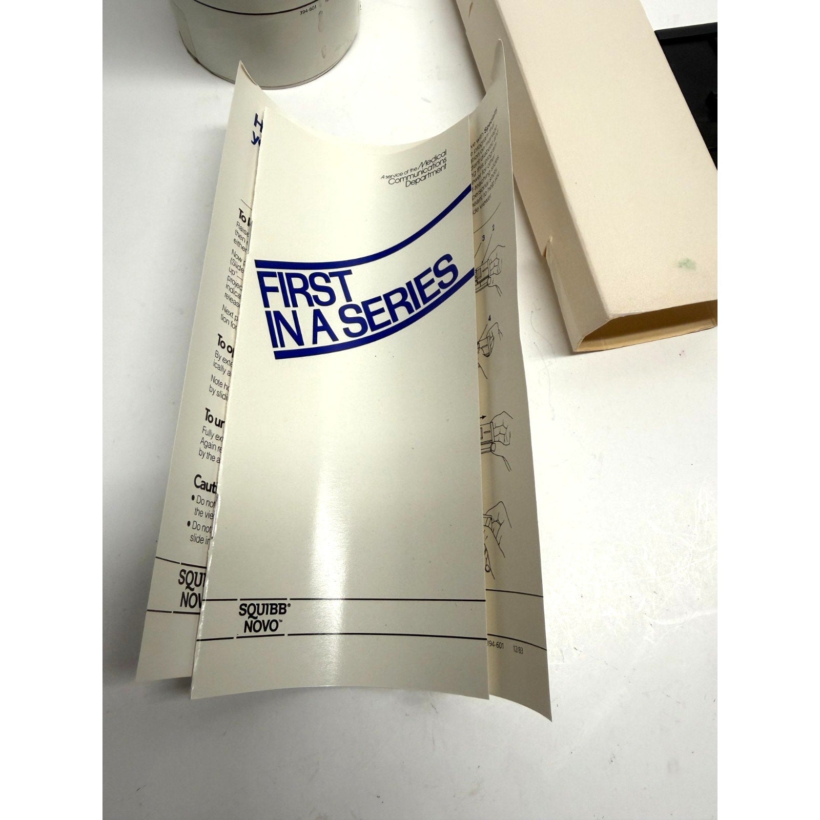 Vintage SQUIBB NOVO Pocket Slide Viewer - NEW