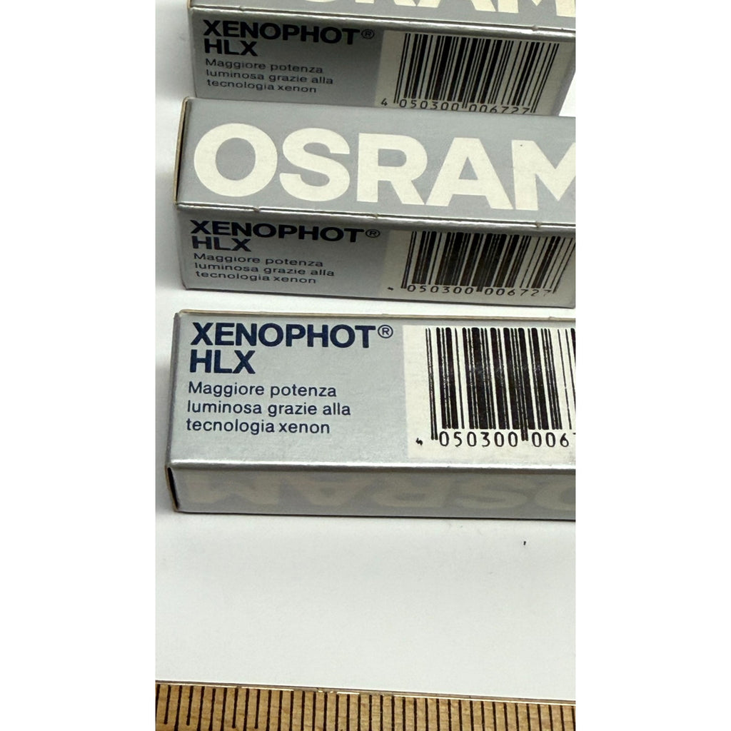 Vintage NOS Lot Of 3 Osram HLX 64 640 FCS 24V 150W Lamp