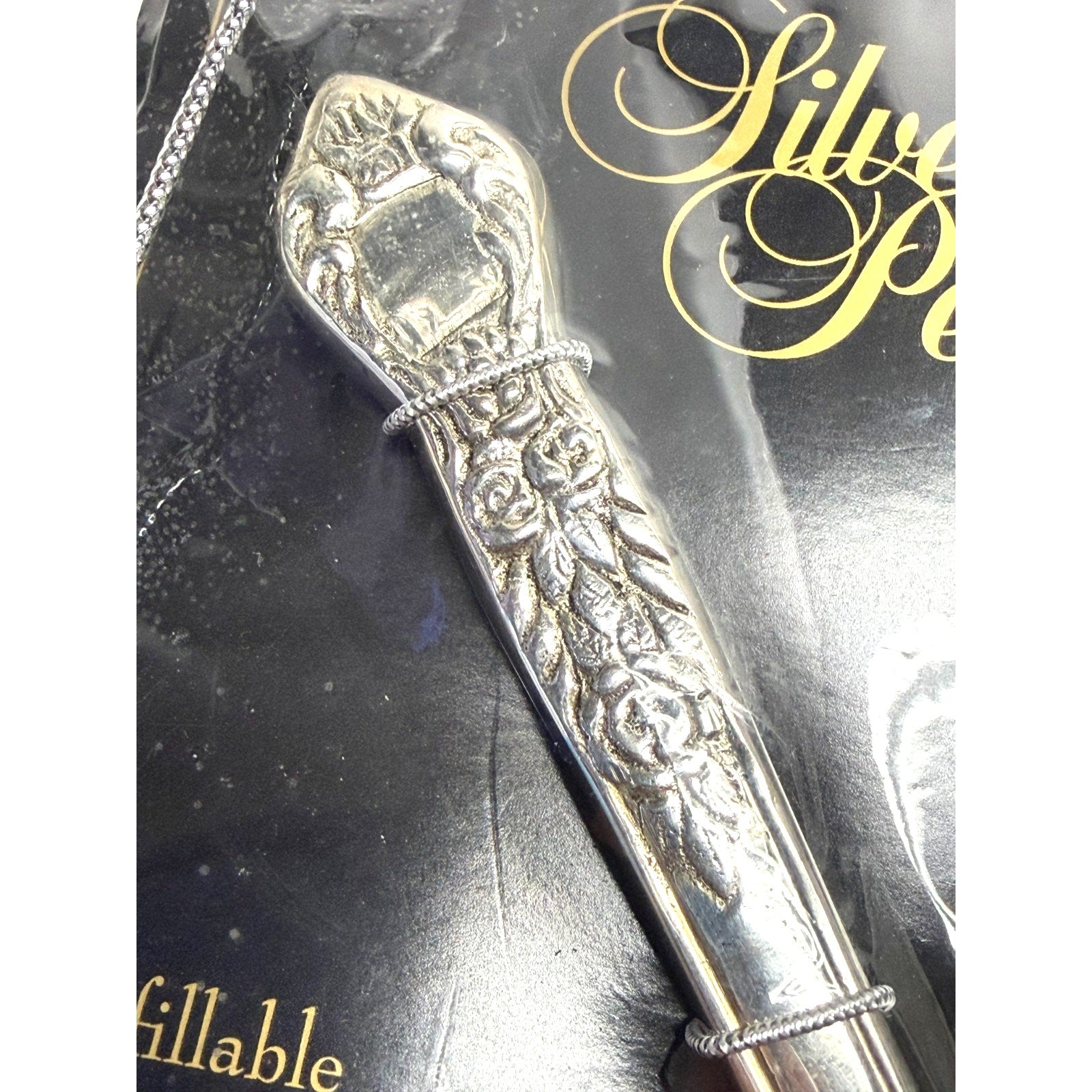Vintage Alda's Forever Silverware Pen Silverplate - NEW