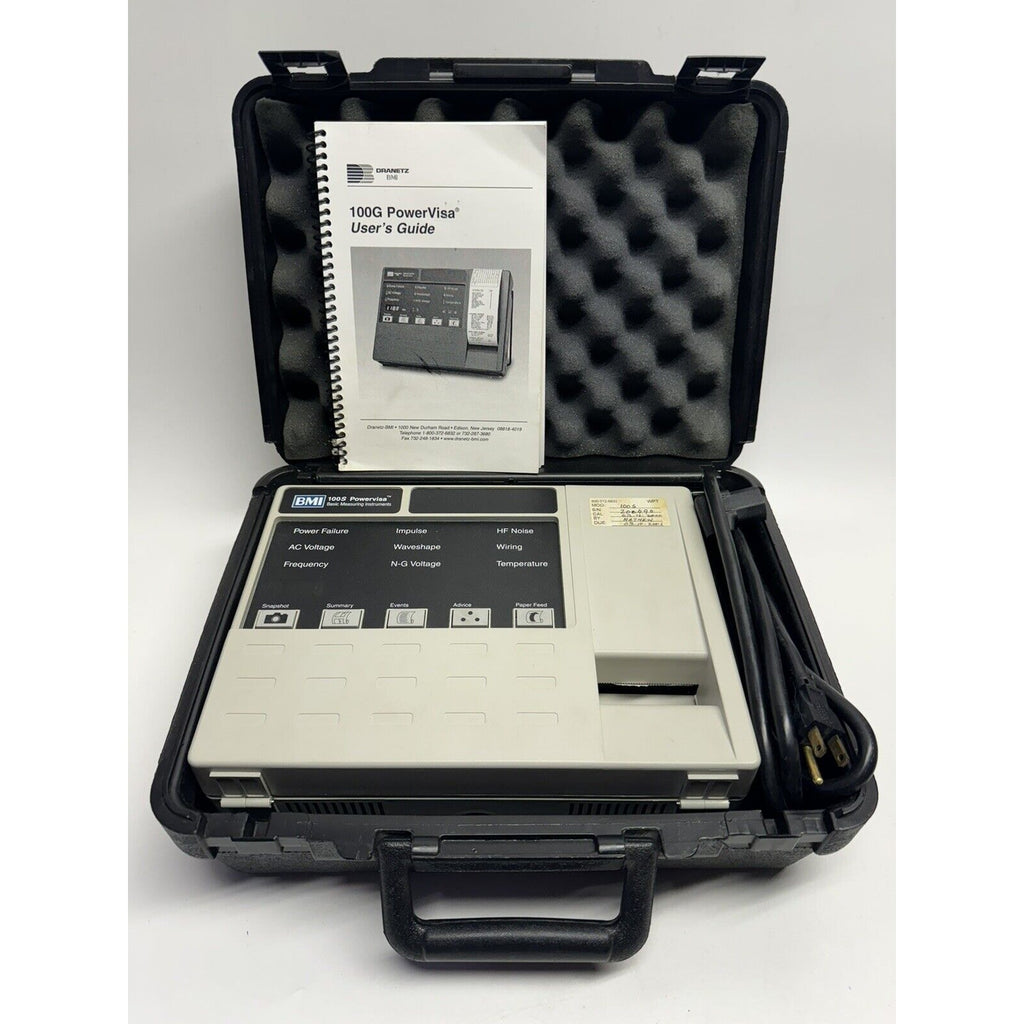 VINTAGE BMI DRANETZ 100G POWERVISA POWER QUALITY ANALYZER
