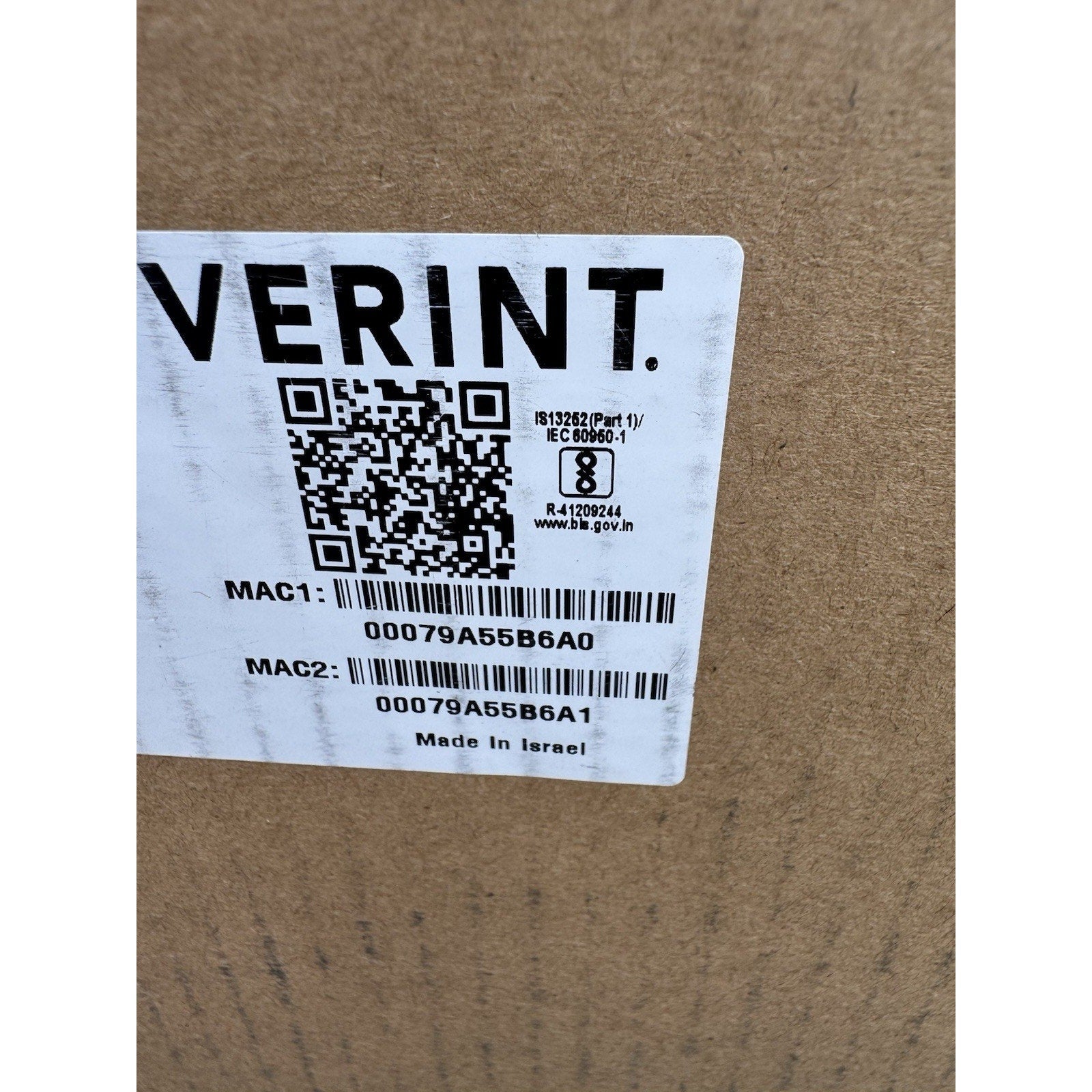 NEW Verint BA-32 TBR EdgeVR300 NVR with 4x16TB HDD and RAID1 Storage