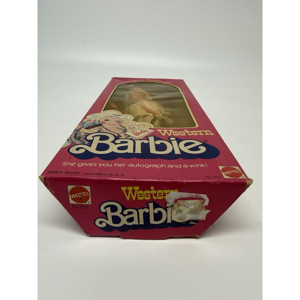 VINTAGE NOS 1980 RARE Western Barbie Doll Mattel #1757