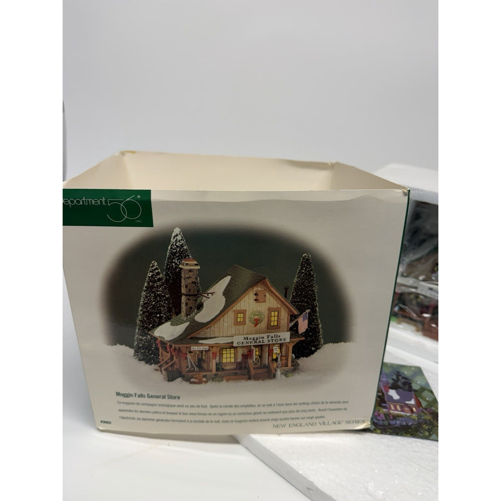 VINTAGE SEALED Dept 56 New England Village - Moggin Falls General Store - 56602