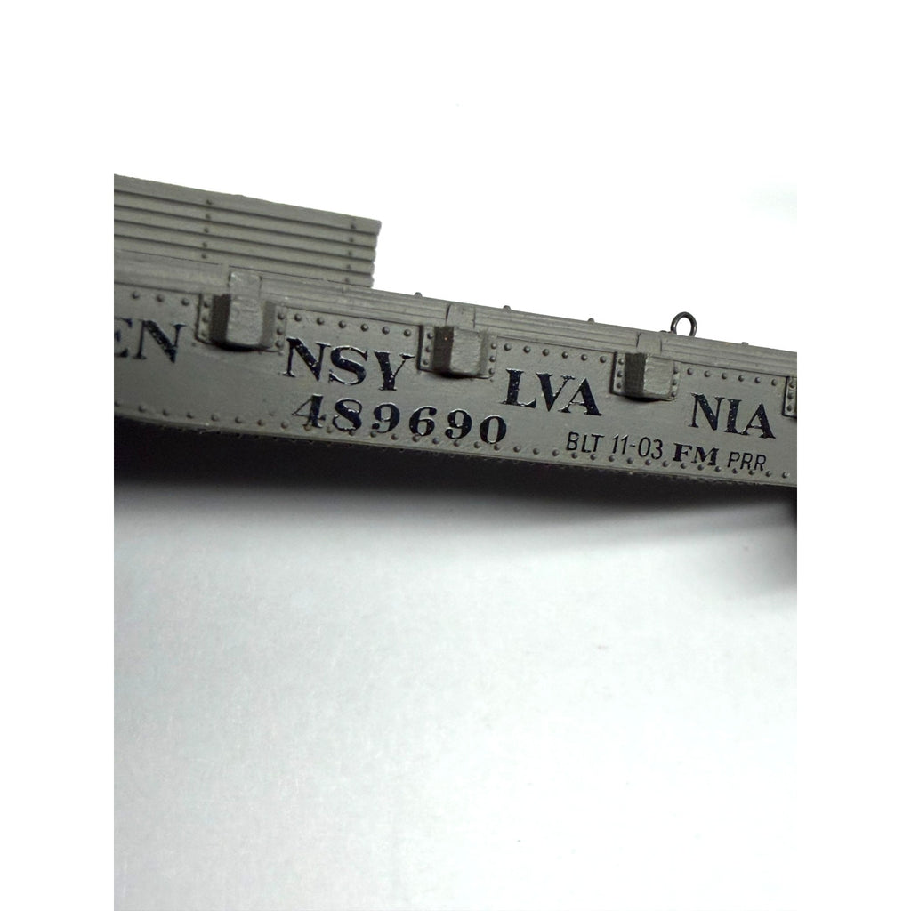 Vintage Rivarossi HO Scale Pennsylvania PRR Flat Car #489690