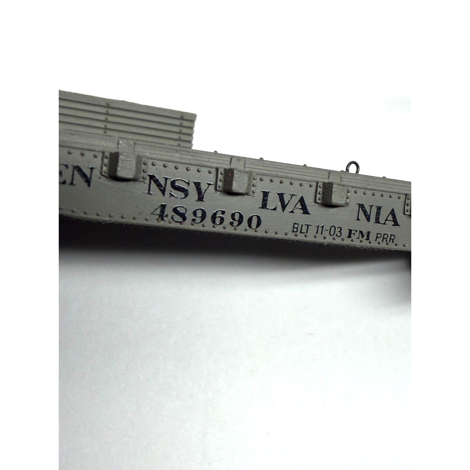 Vintage Rivarossi HO Scale Pennsylvania PRR Flat Car #489690