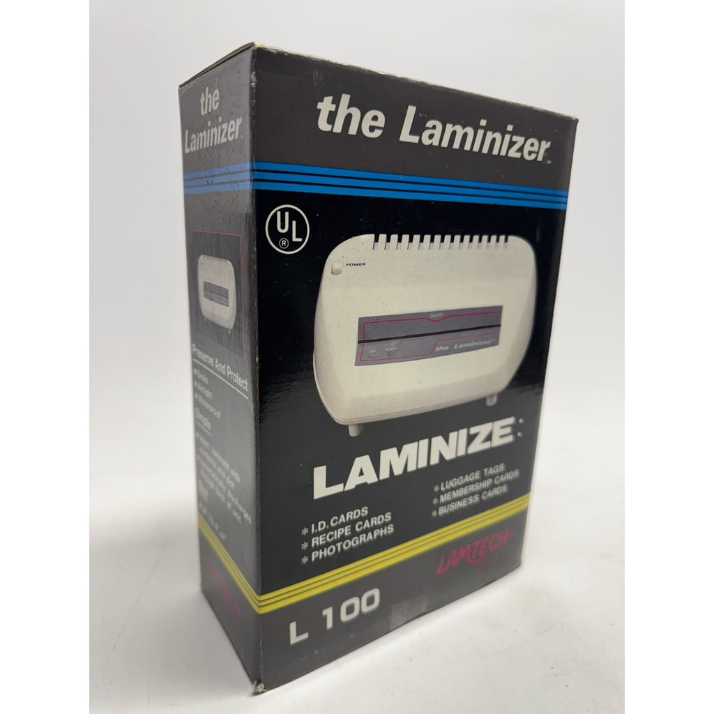 VINTAGE NOS The Laminizer L-100 Laminator By Lamtech Model RPA-100