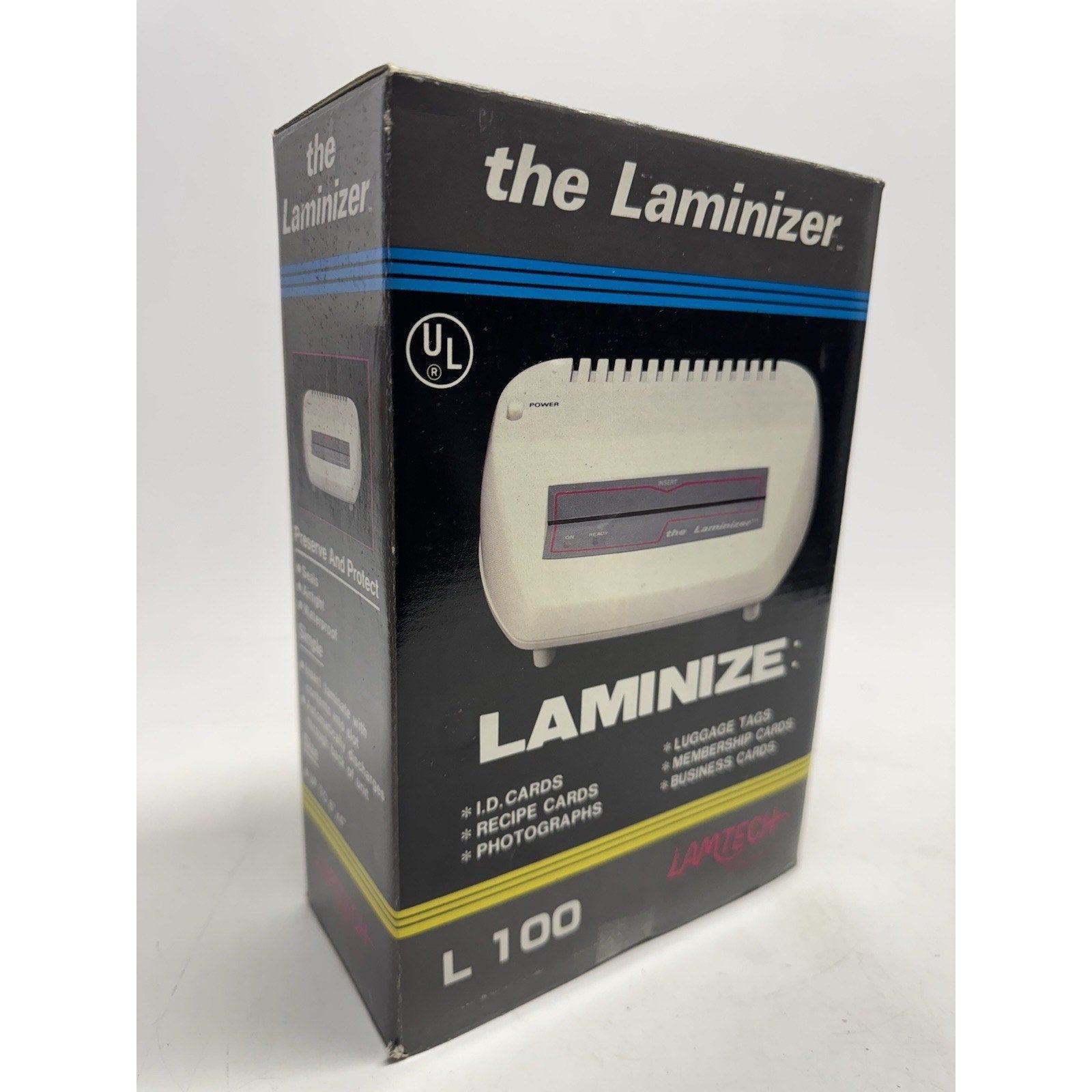 VINTAGE NOS The Laminizer L-100 Laminator By Lamtech Model RPA-100