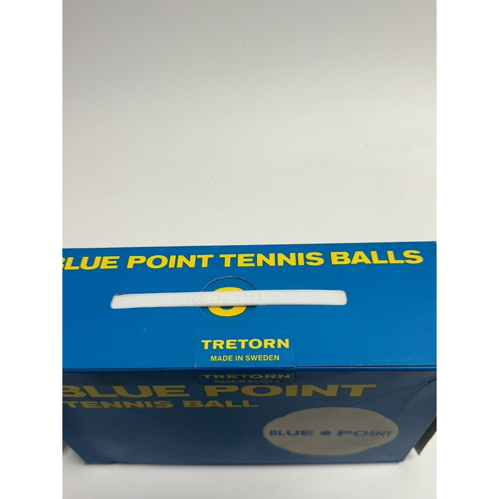 Vintage NOS Bancroft Tretorn Blue Point Tennis Balls Box of 6 Made in Sweden