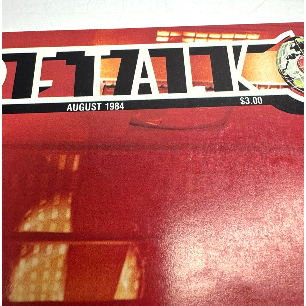 Vintage SOFTALK magazine, August 1984, Volume 4 issue.