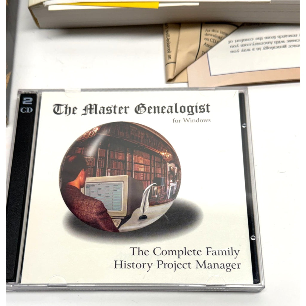 Vintage The Master Genealogist Gold Edition CD with Manuals