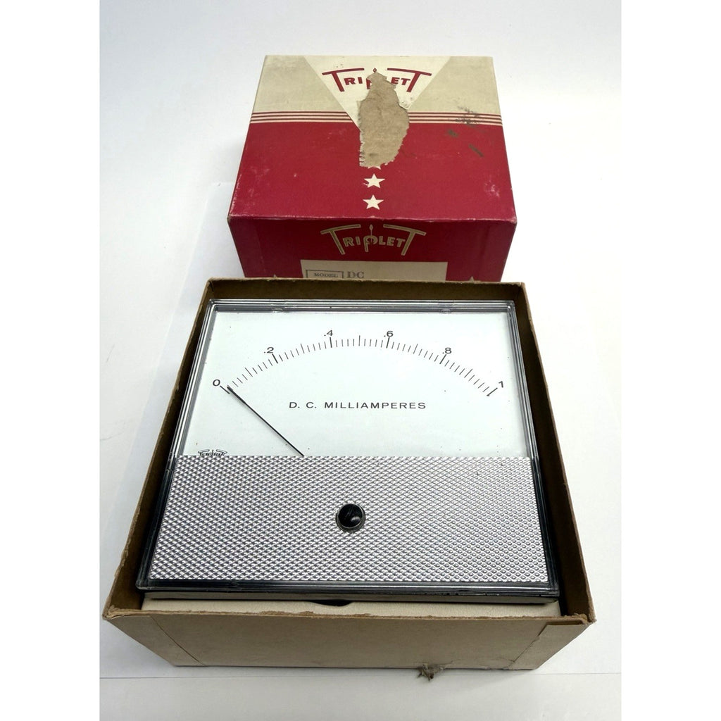 VINTAGE NOS Triplett 420-G Analog Panel 0-10V DC Voltmeter