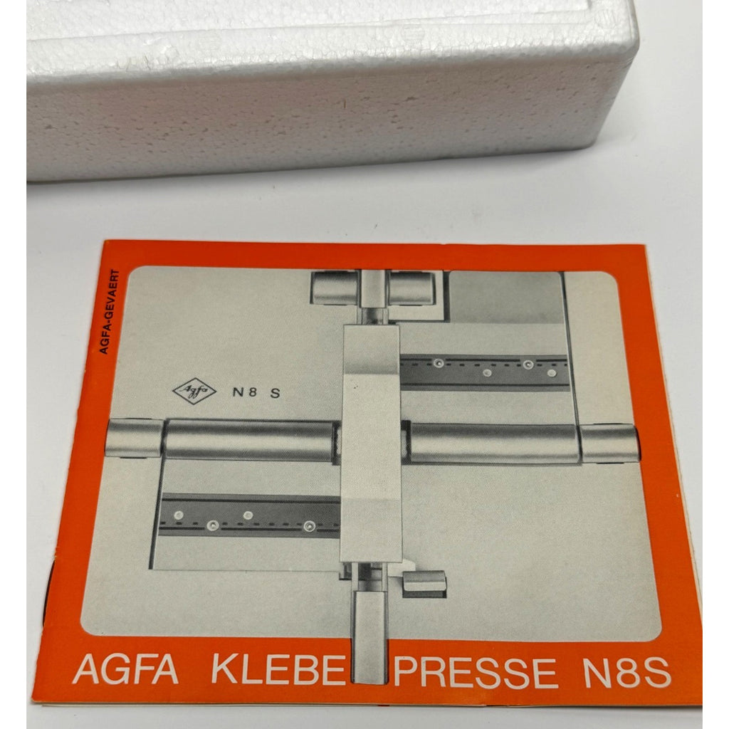 Vintage Agfa N8S Film Splicer - Klebepresse Made in Germany