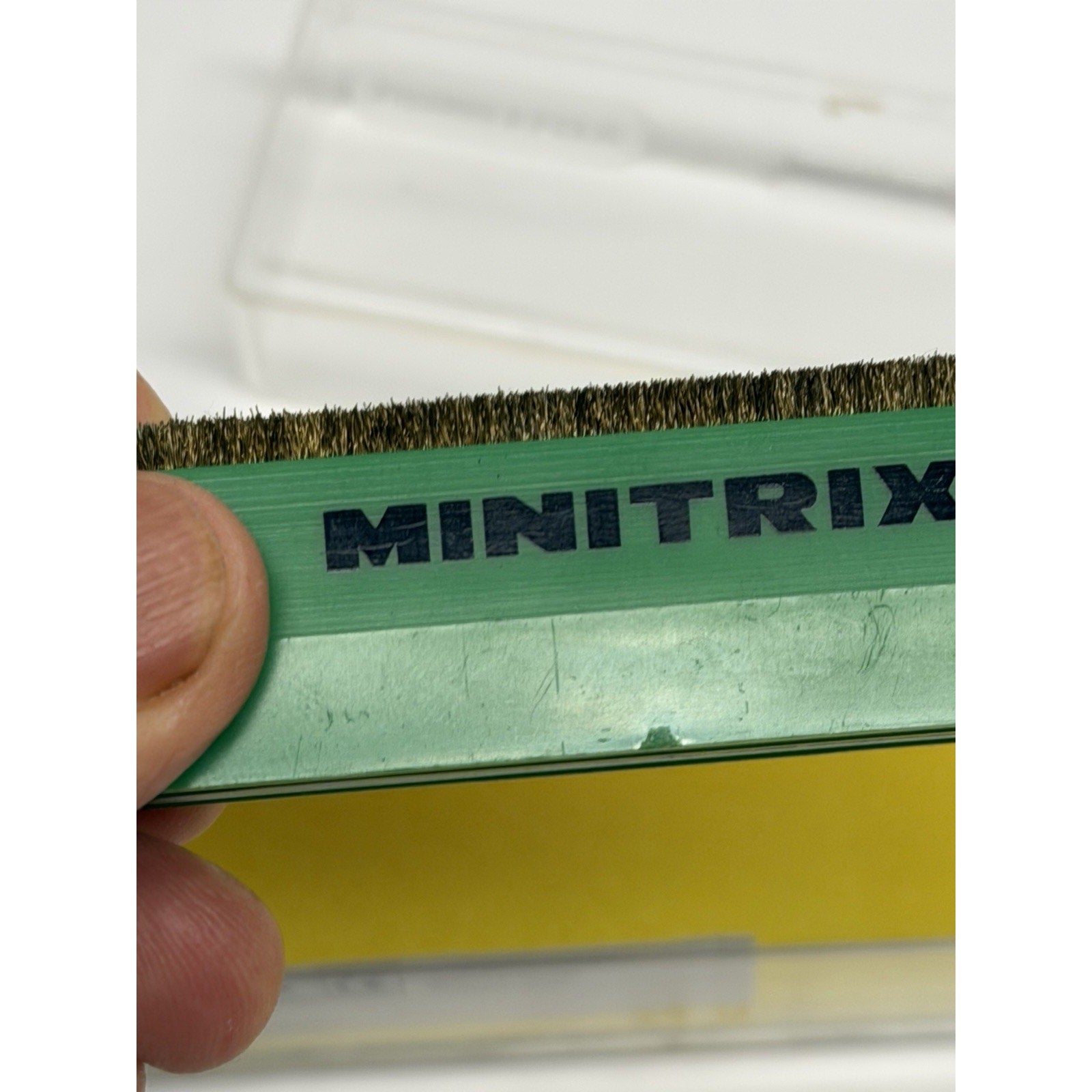 VINTAGE NOS Minitrix 66623 - N-Lokrad-Reinigungsbürste - Spur N Made in Germany