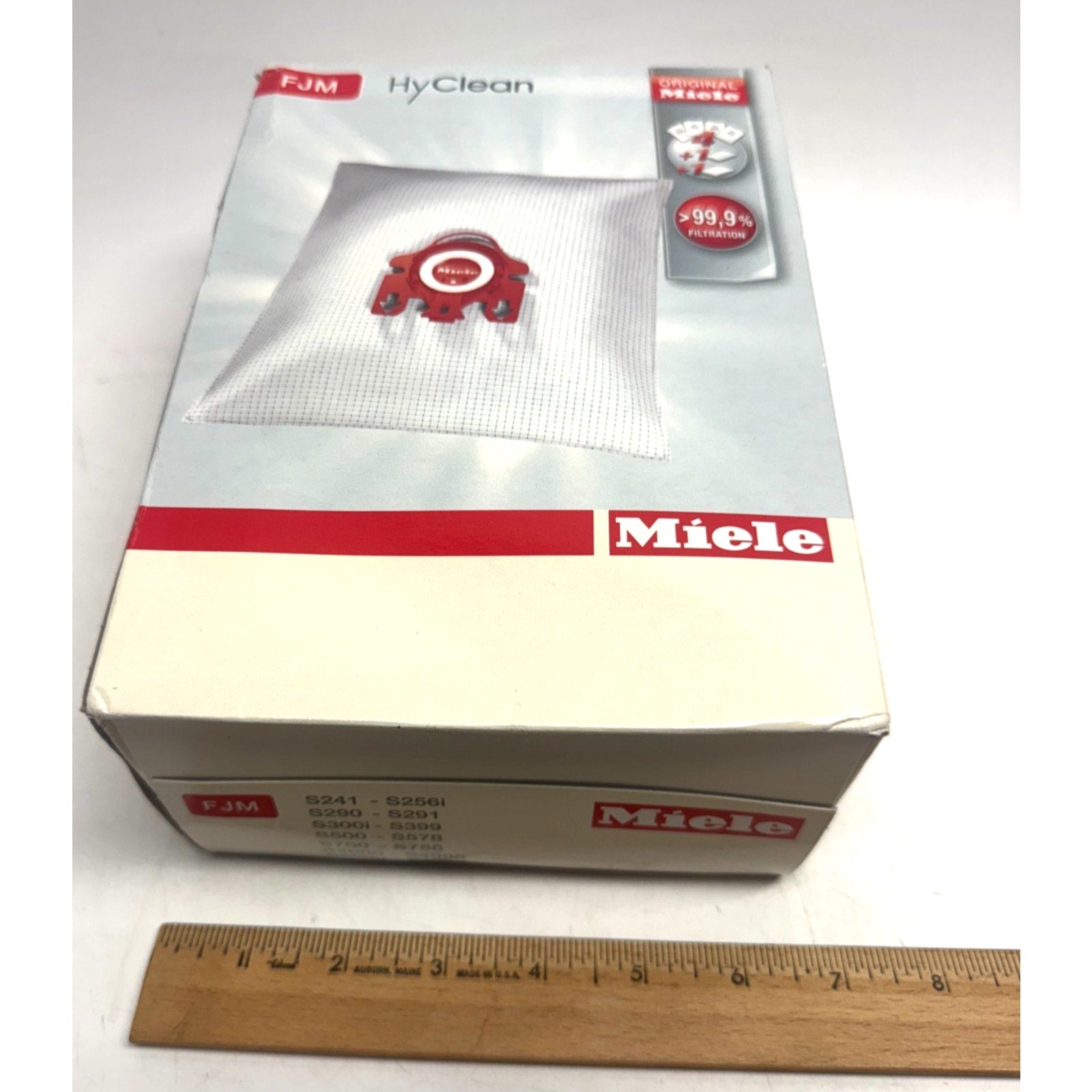 Miele FJM AirClean Filter Bags & Filters. New & Sealed. Made in Belgium Original