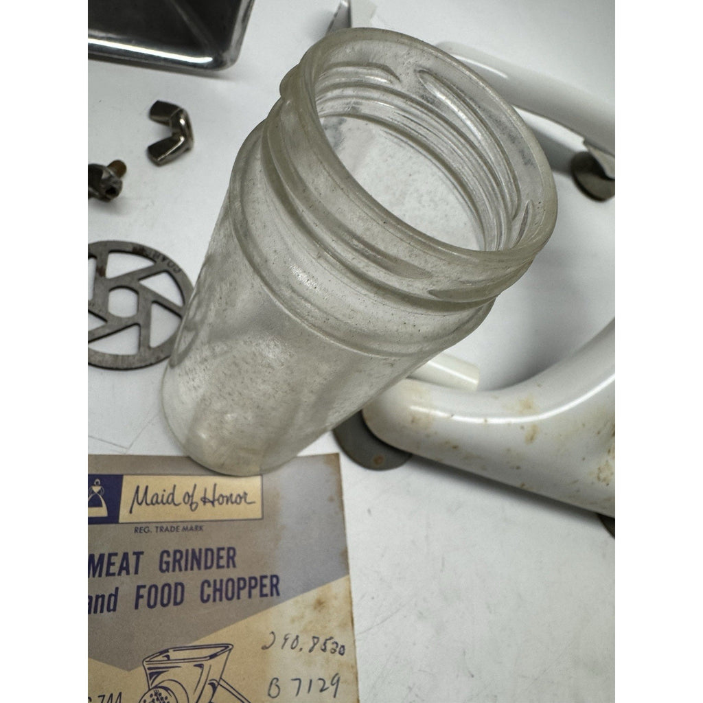Vintage Sears, Roebuck Maid of Honor Meat Grinder & Food Chopper Original Box