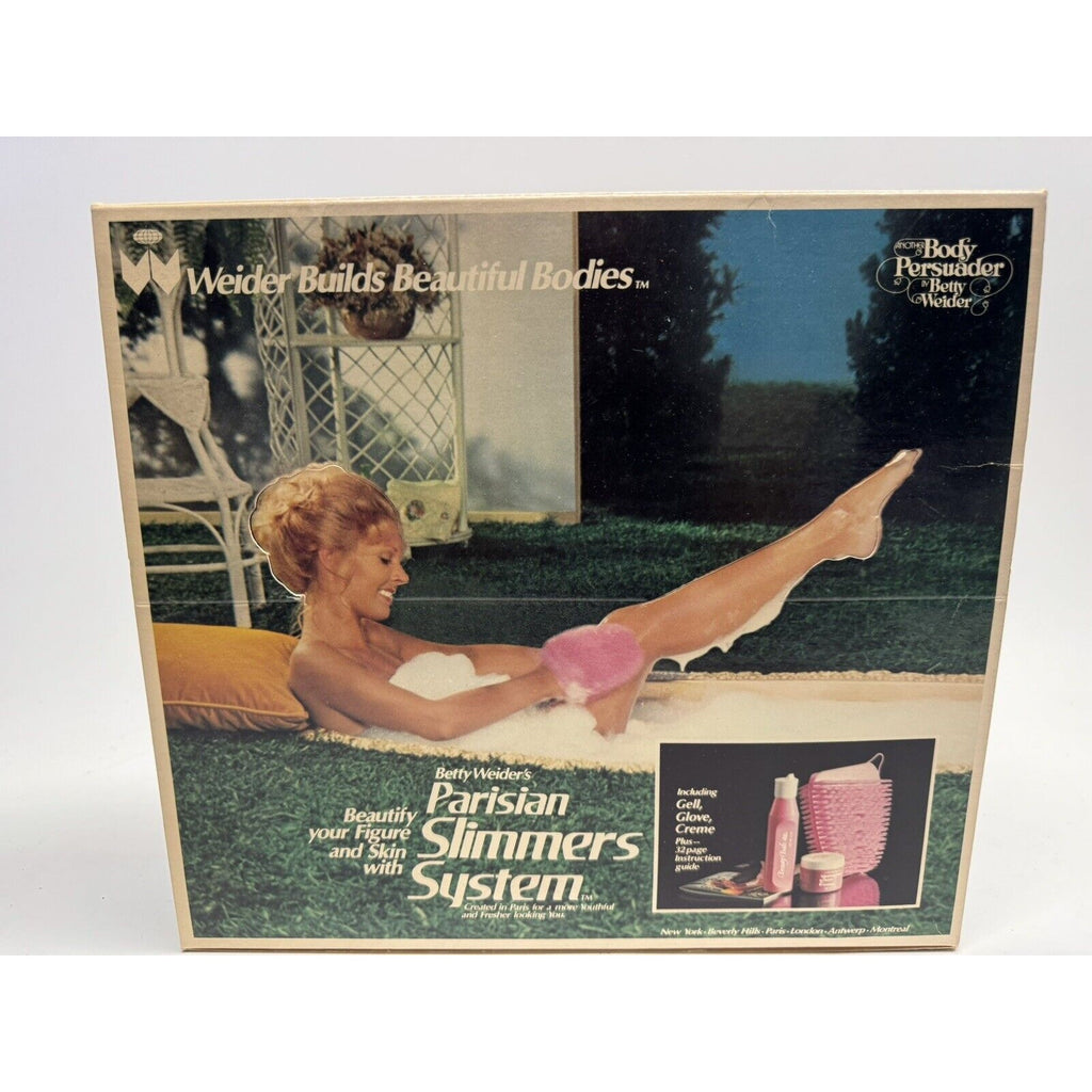 VINTAGE Health and Beauty Parisian Slimmers System Original Box, Manual & Brush