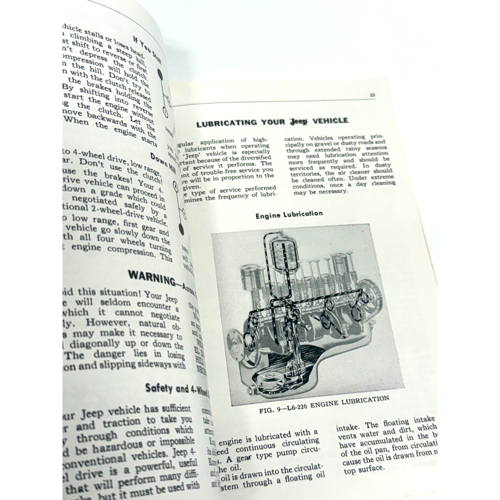 Vtg Original Jeep Utility Wagon Utility Delivery 4x4 Owner's Manual OM-1028-R2VG