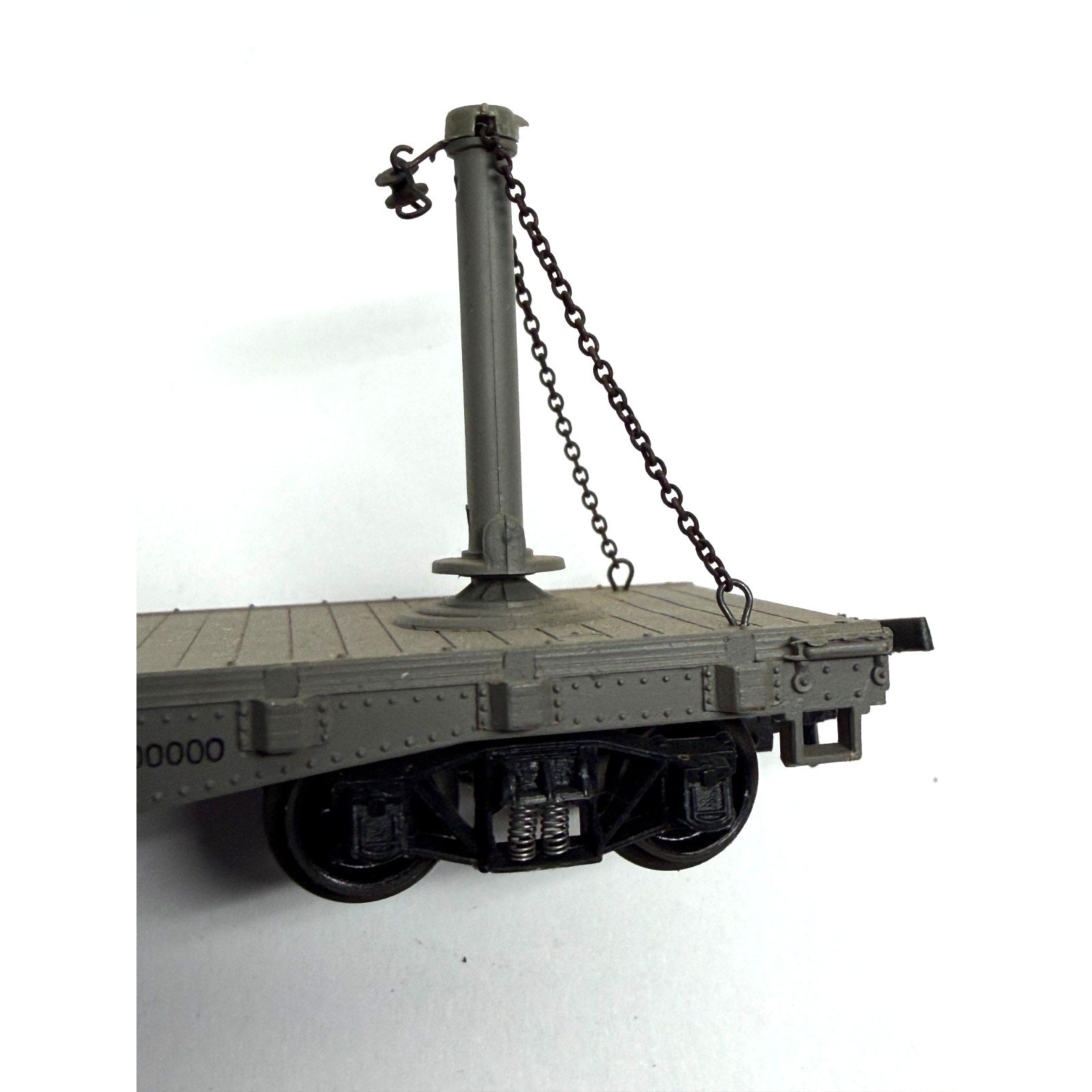 Vintage Rivarossi HO Scale Pennsylvania PRR Flat Car #489690
