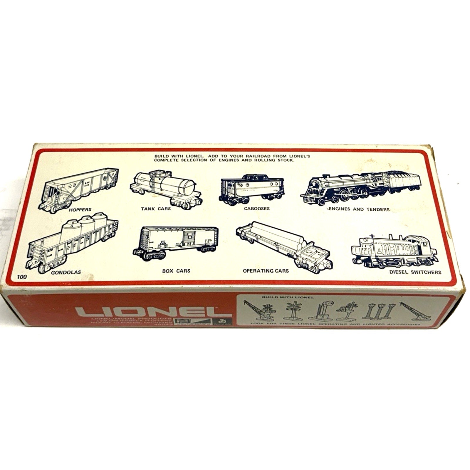 Vintage NOS Lionel #9701 Baltimore & Ohio Black Double Door Box Car
