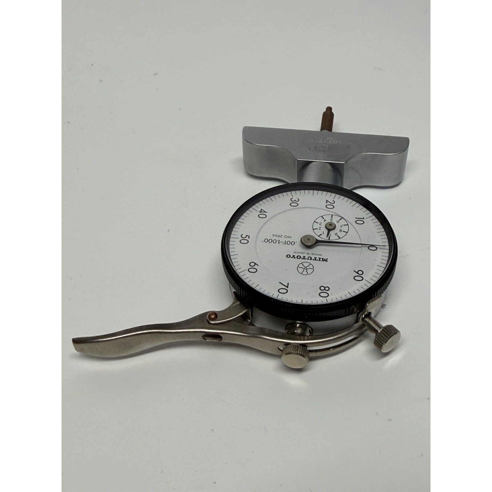 VTG Mitutoyo 2904 Dial Depth Gage .001"-1.000" Indicator Hardned Stainless Japan