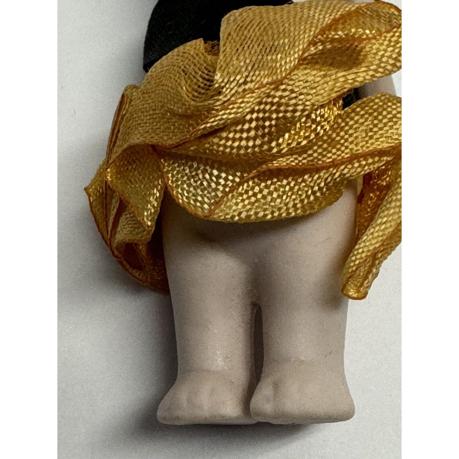 VINTAGE German Bisque Doll Boy Jointed Arms 3"