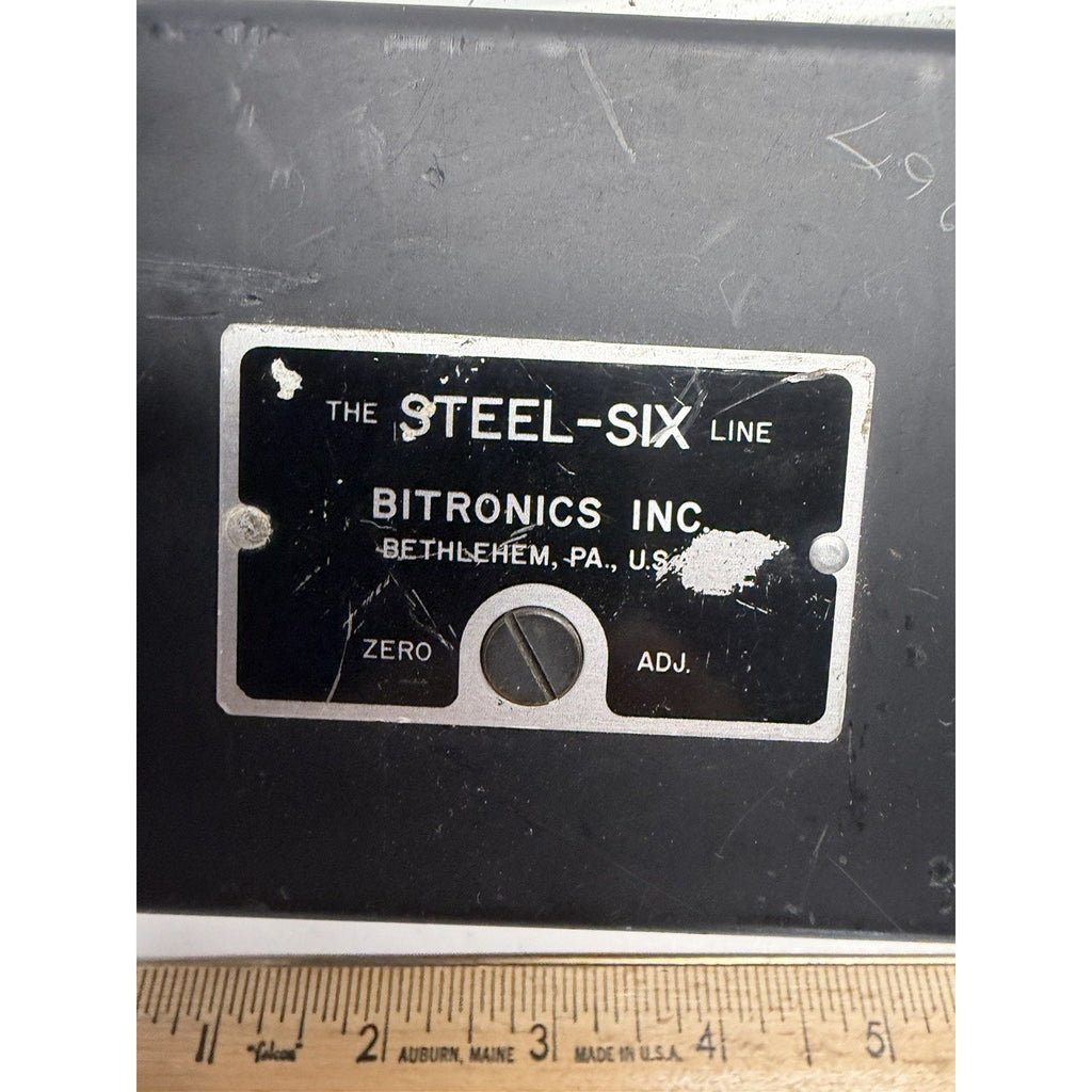 VINTAGE BITRONICS STEEL SIX 0-10 AMPS Dc. LAB METER