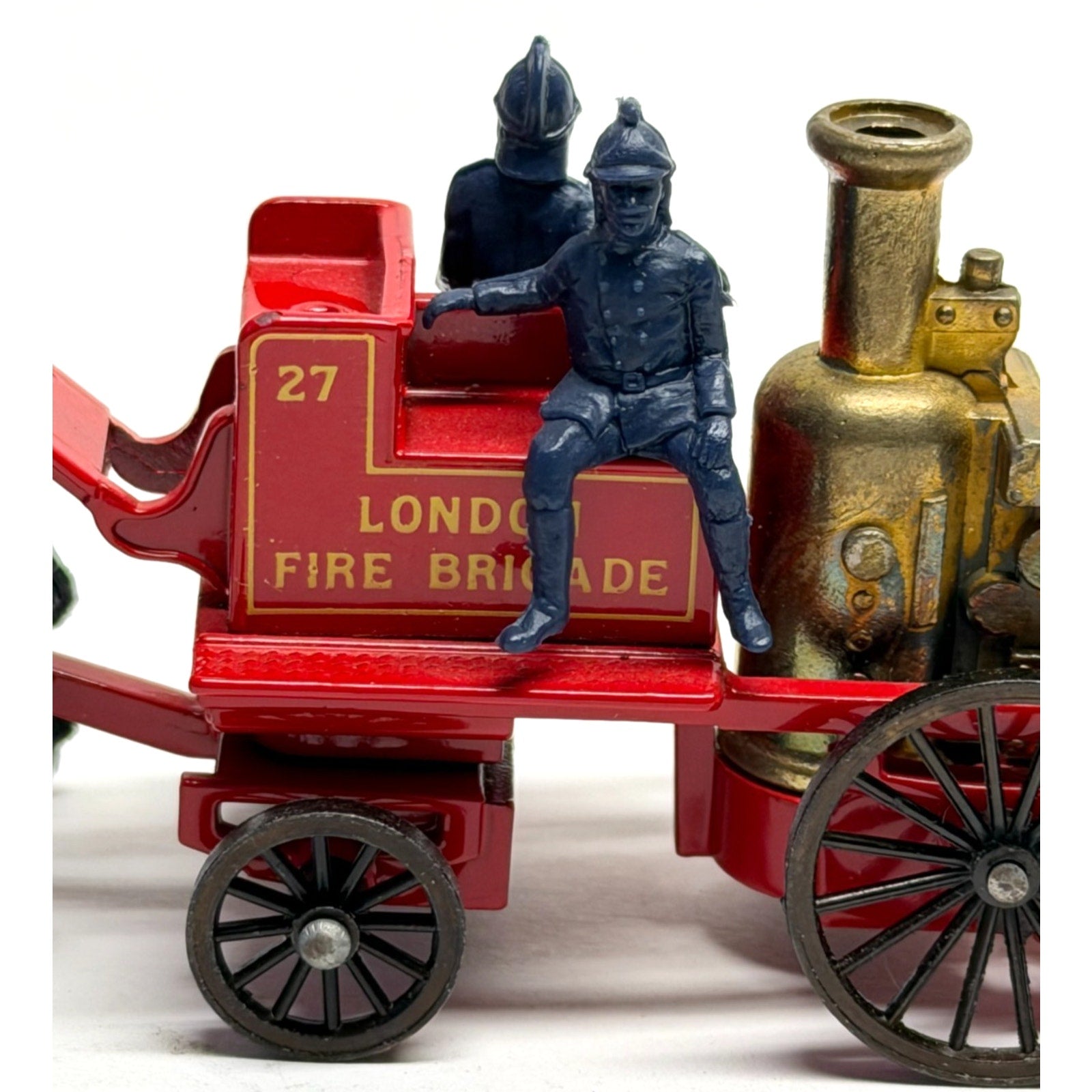 Vintage Days Gone By Lledo London Fire Brigade Fire Horse Drawn wagon