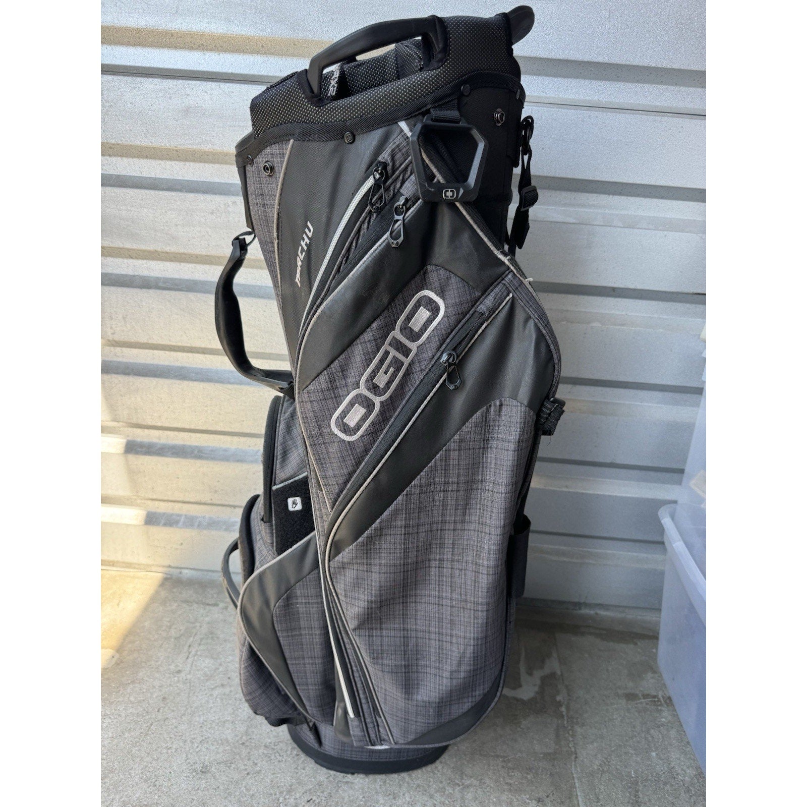Ogio Machu Golf Cart Bag TORQ Strap Cart Strap Channel 16-Way w/Rain Cover
