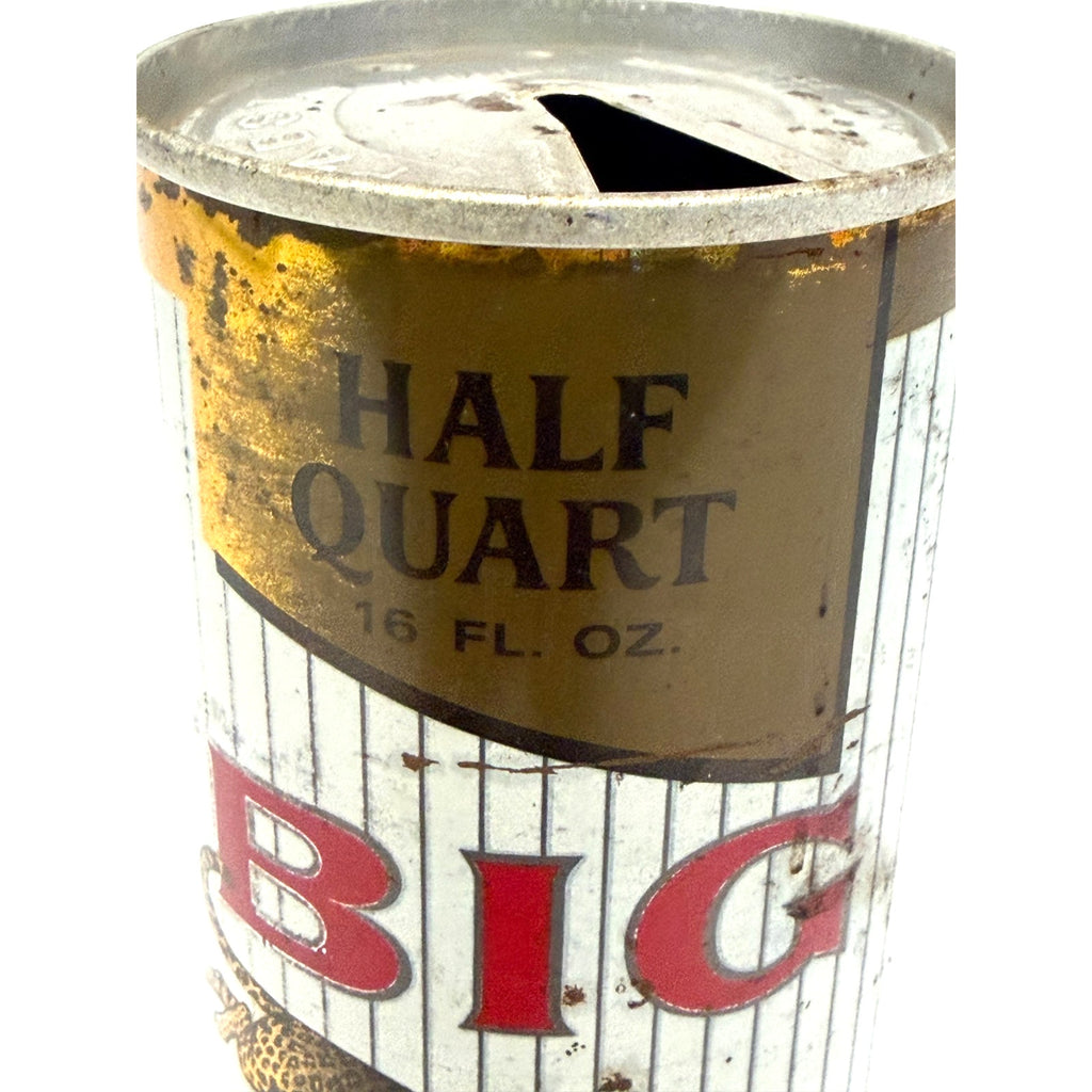 Vintage 1969 BIG CAT MALT LIQUOR STEEL PULL TAB BEER CAN PABST