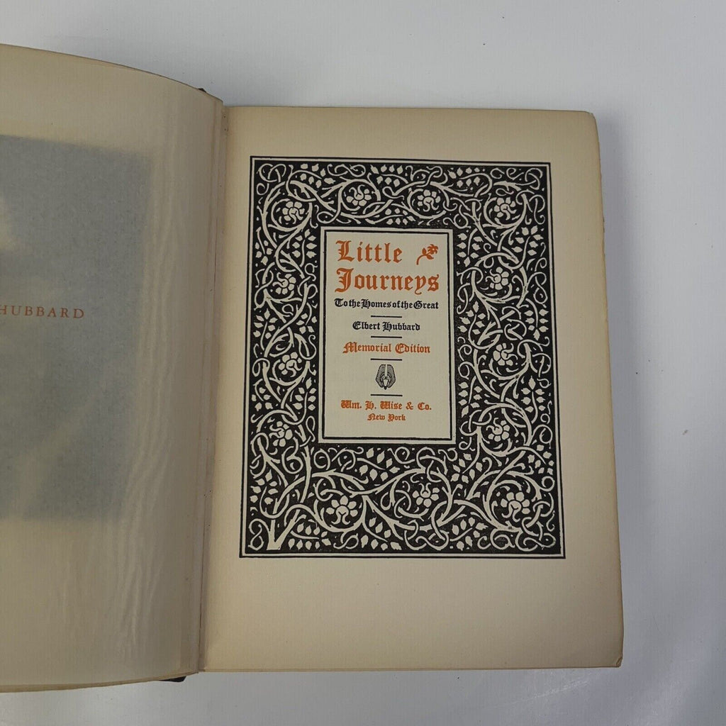 VINTAGE Little Journeys Volume II Famous Women Elbert Hubbard 1928