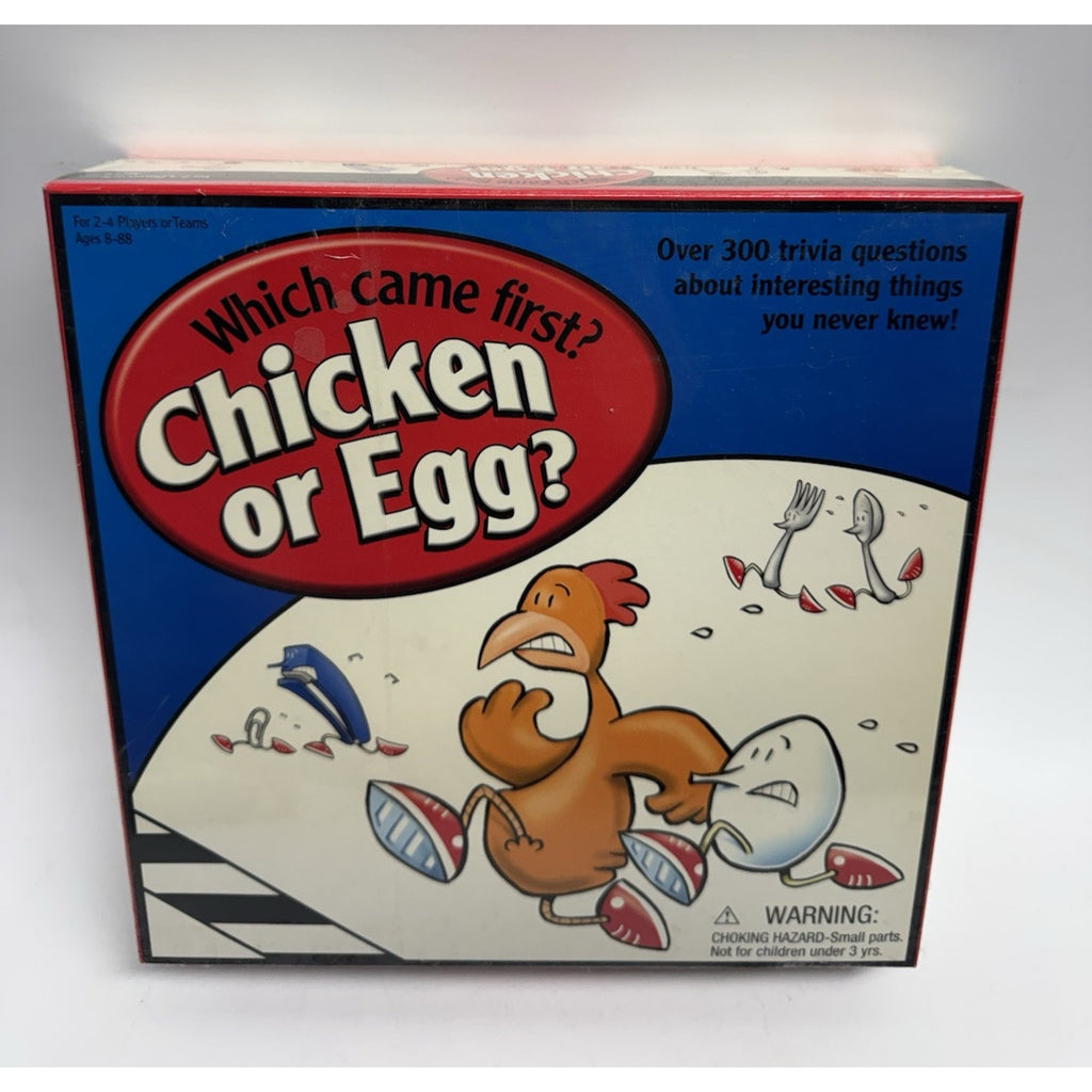 FACTORY SEALED Which Came First the Chicken or the Egg? Trivia Family Board Game
