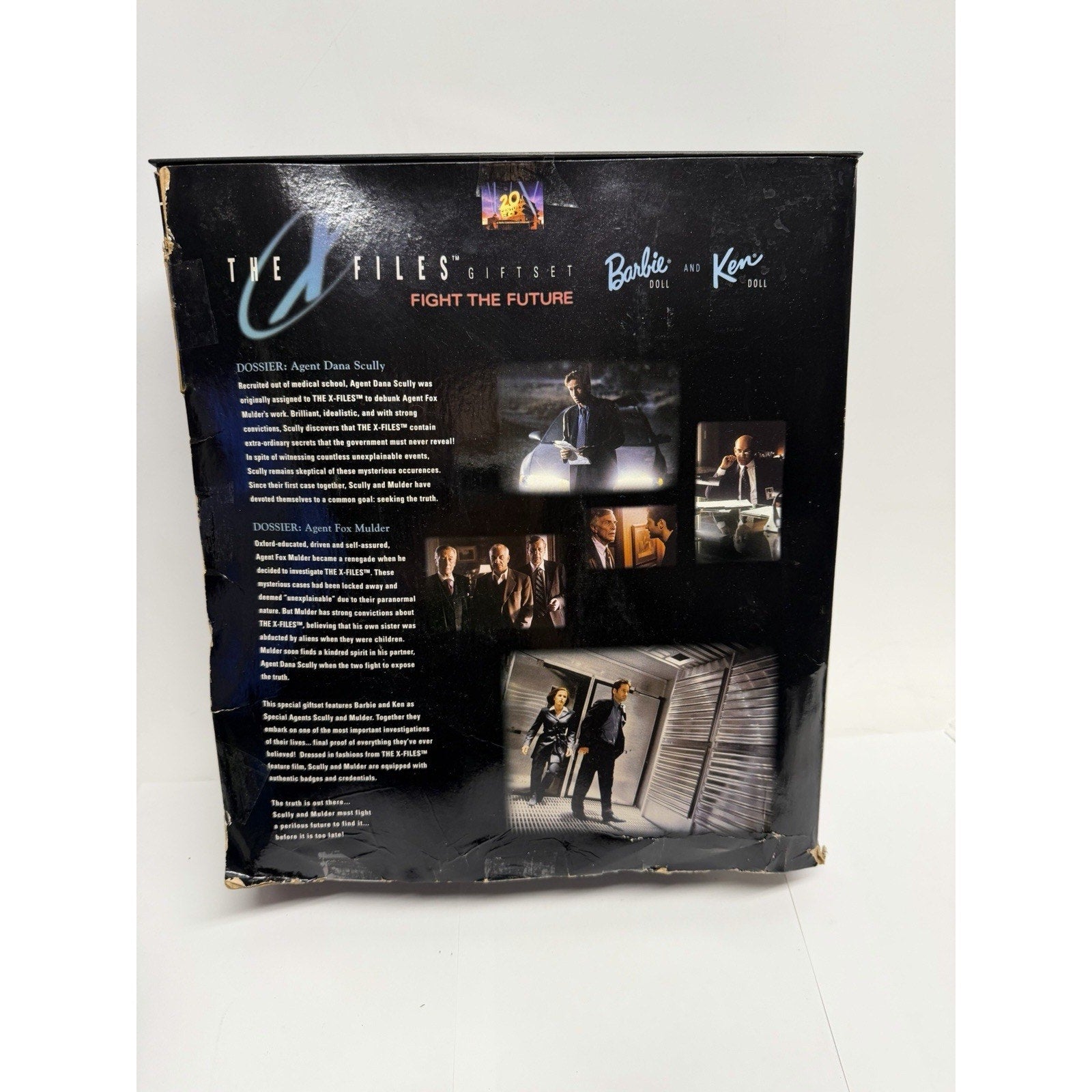 VINTAGE 1998 MATTEL BARBIE & KEN THE X FILES SCULLY AND MULDER COLLECTOR EDITION
