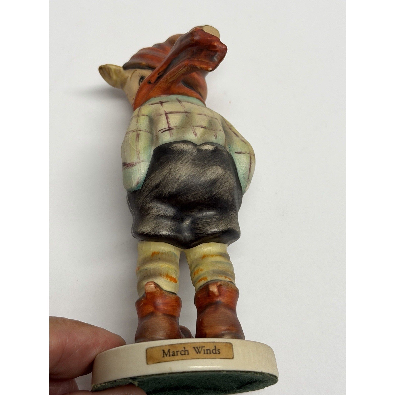 Vintage Goebel Hummel Figurine March Winds Early Germany