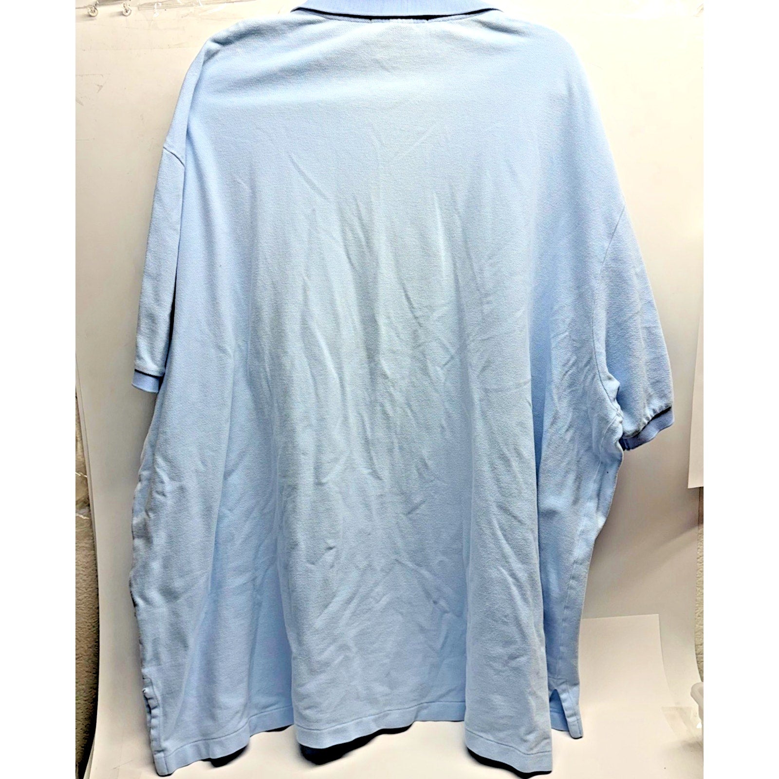 POLO Ralph Lauren Men's 4XB Big Classic Fit Short Sleeve Polo Shirt Light Blue